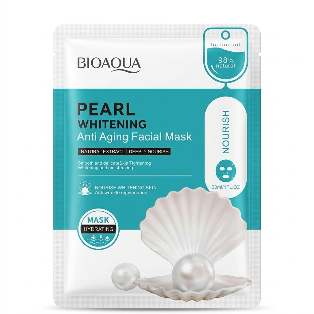 BIOAQUA Pearl Whitening Anti Aging Facial Mask (30ml)