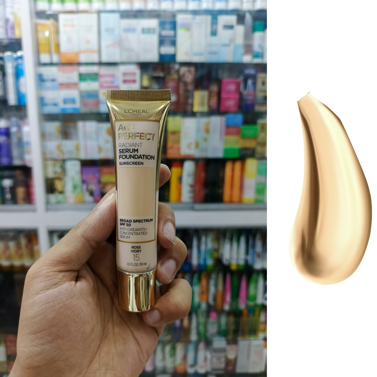 Loreal, Age perfect serum foundation, 30ml