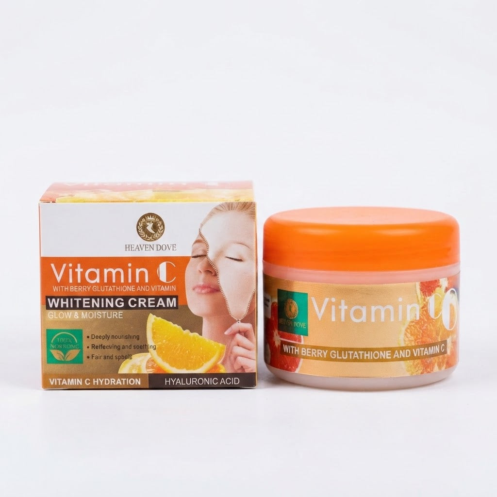 Heaven Dove Vitamin C Whitening Cream - Glow & Moisture 180g