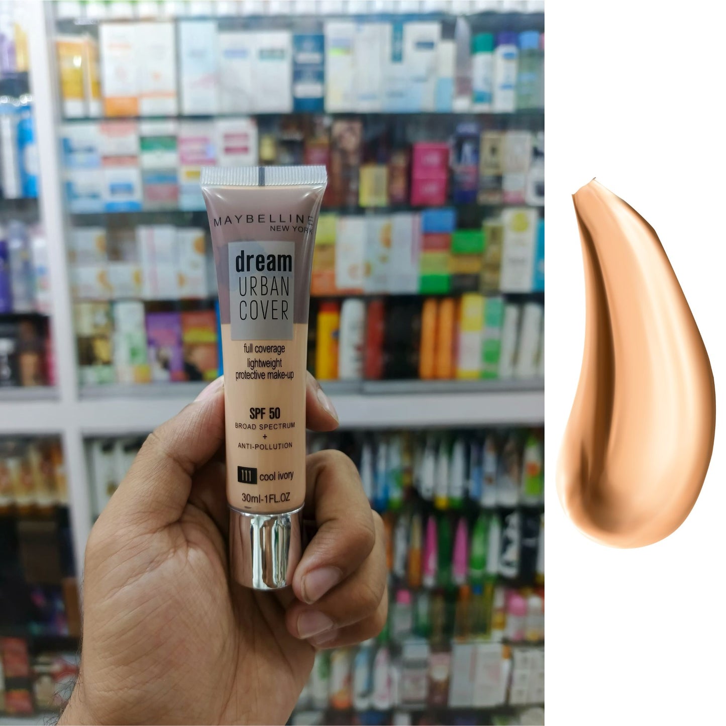 Maybelline,Dream urban cover foundation with SPF-50, 30ml