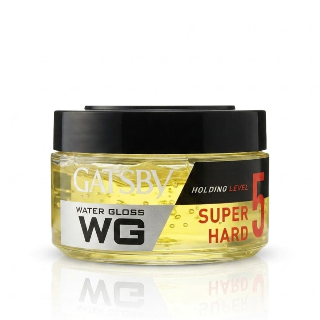 Gatsby Water Gloss Super Hard Hair Styling Gel (Holding Level 5) 150gm