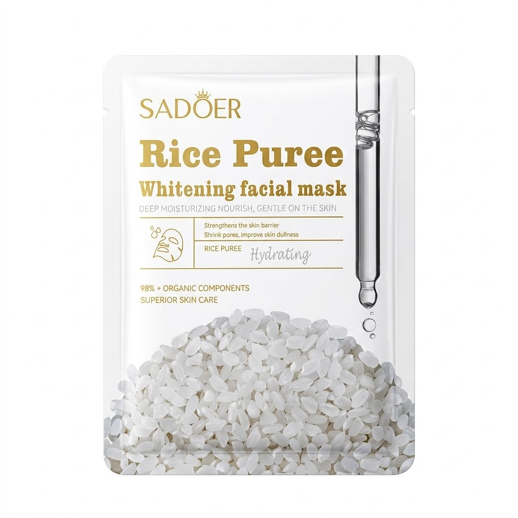 SADOER Rice Puree Whitening Facial Mask (25g)
