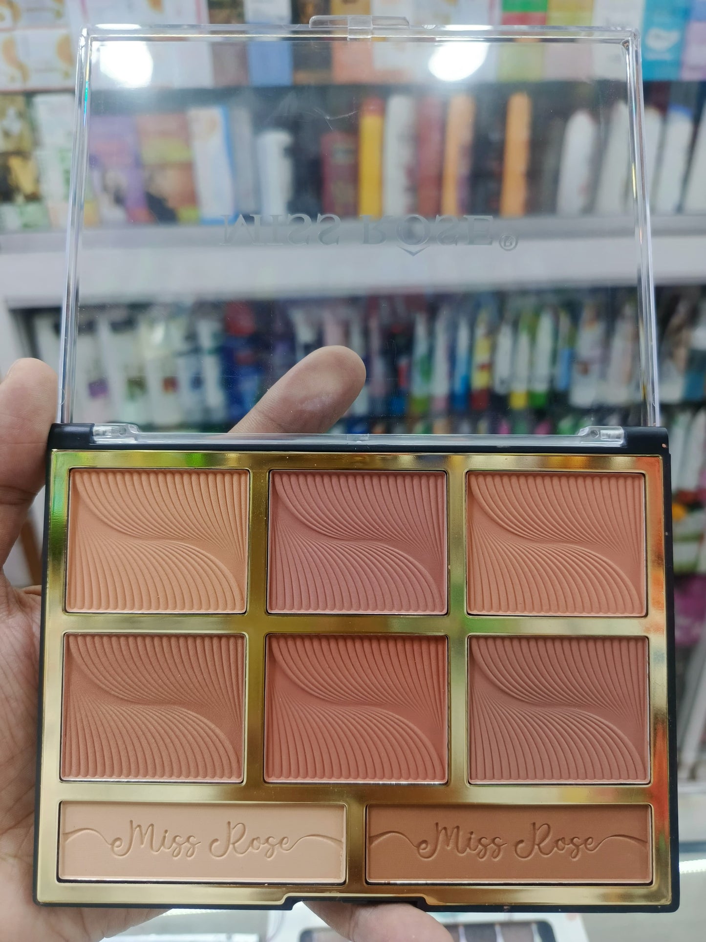 Miss rose 6-colors blush & 2 colors contour