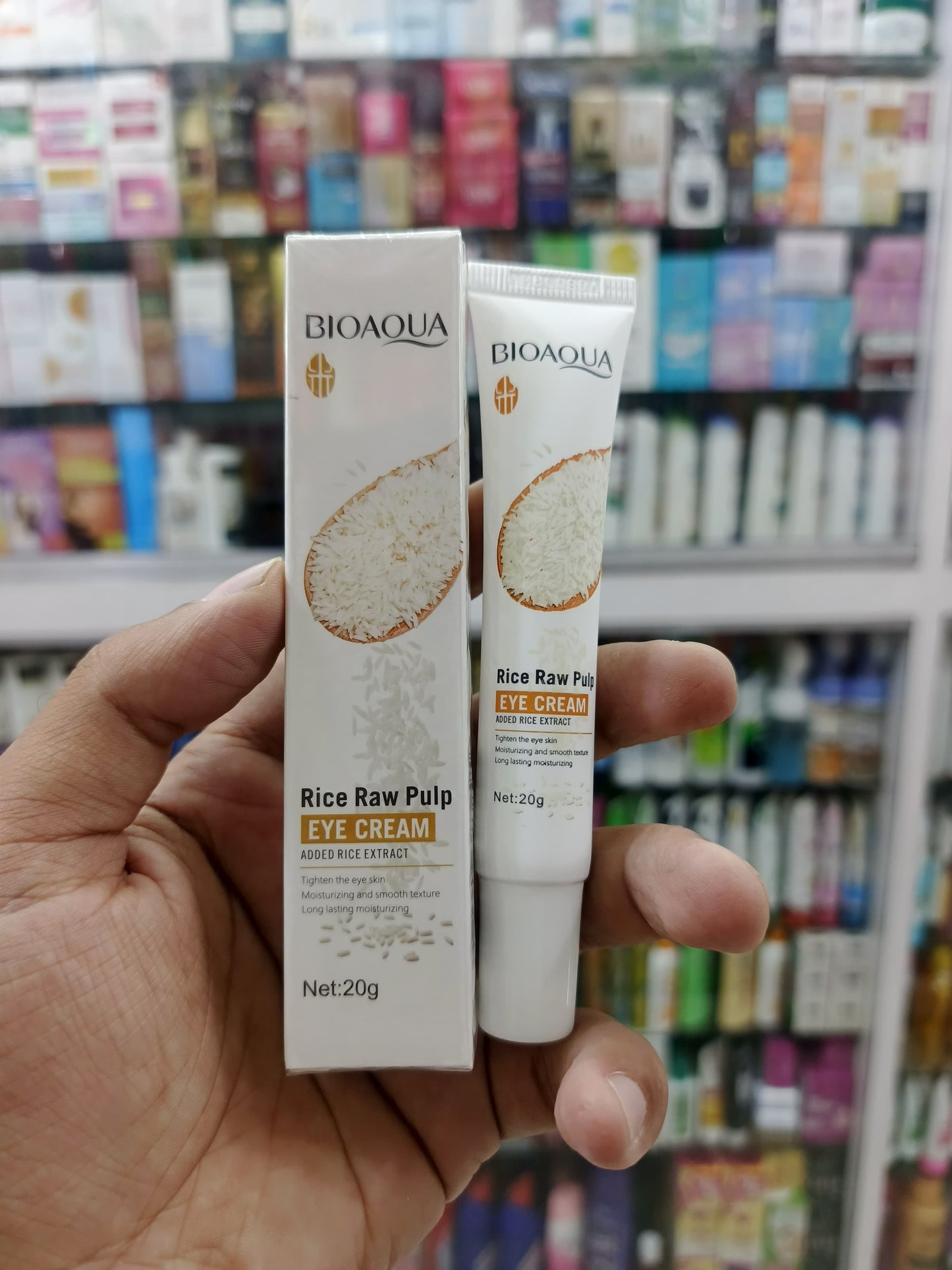 Bio aqua rice eye cream, 20gm