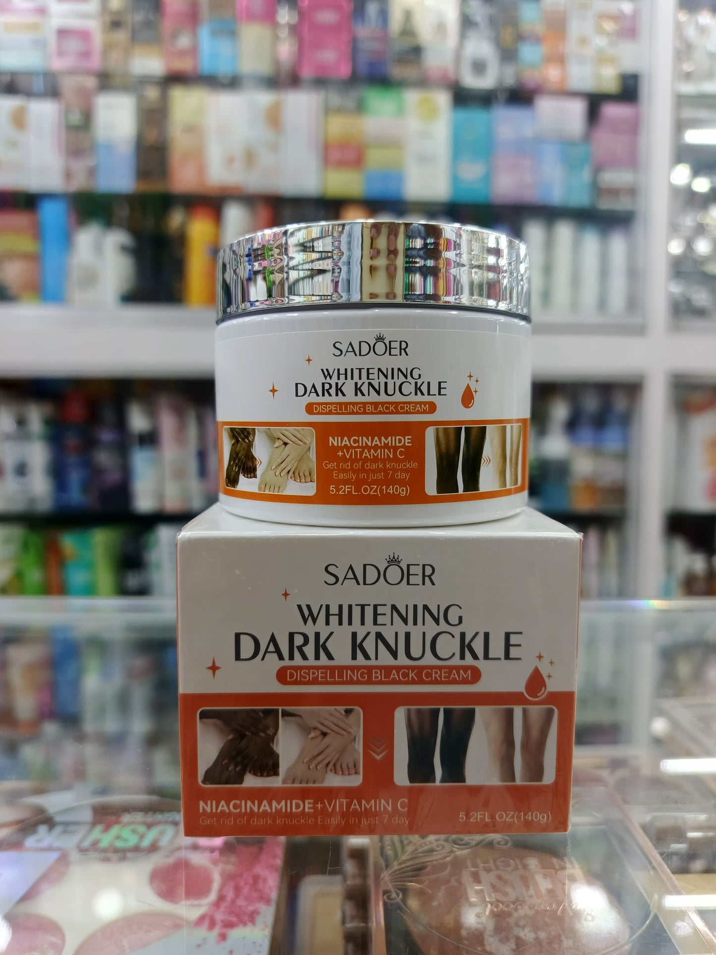 Sadoer , whitening dark knuckle cream with niacinamide + Vitamin C cream