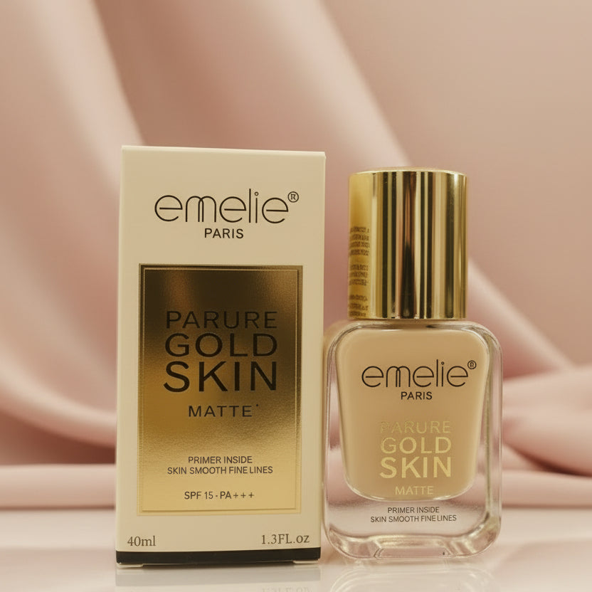 Emelie, Parure gold skin matte foundation