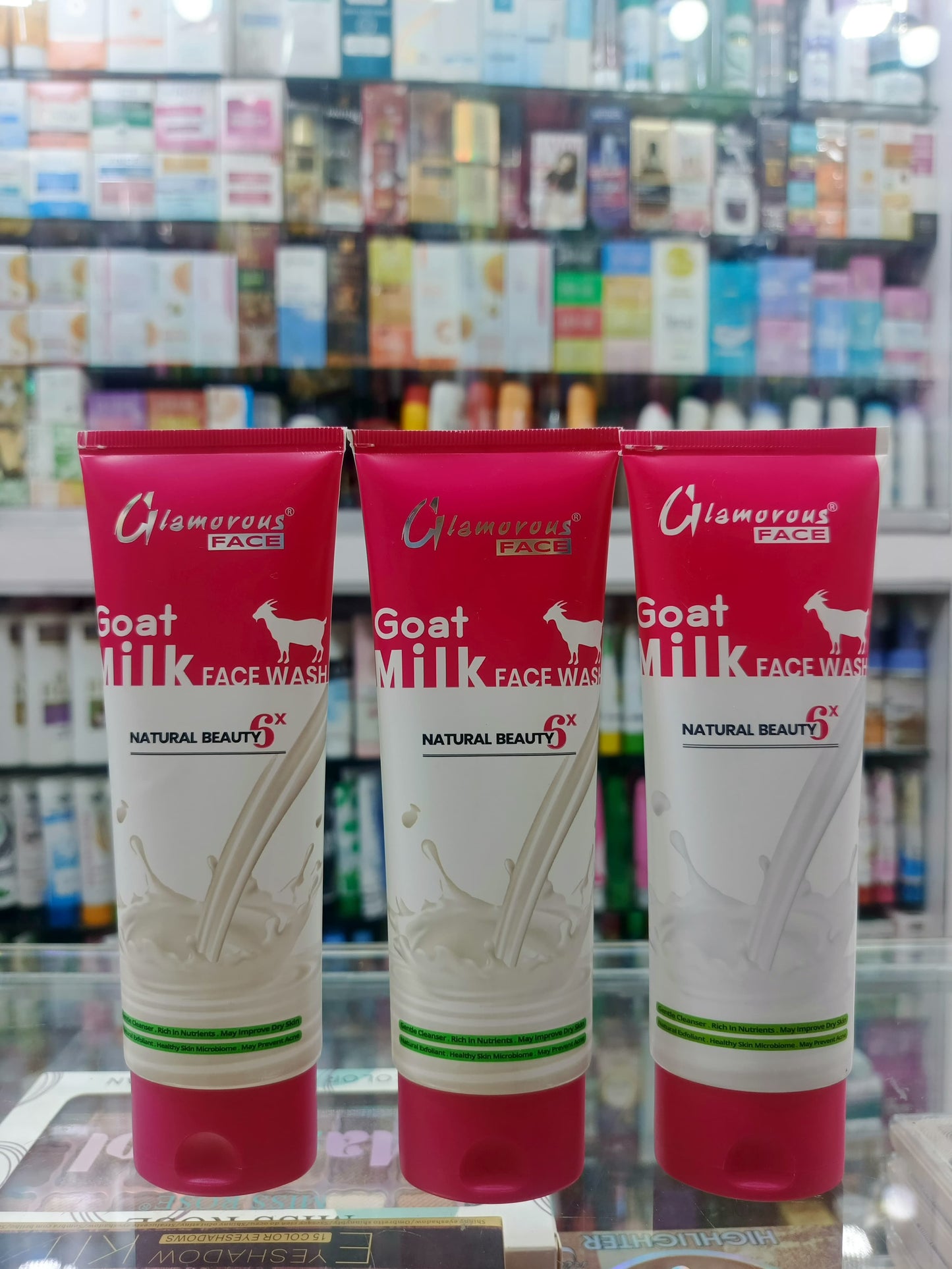 Glamorous face, goat milk face wash