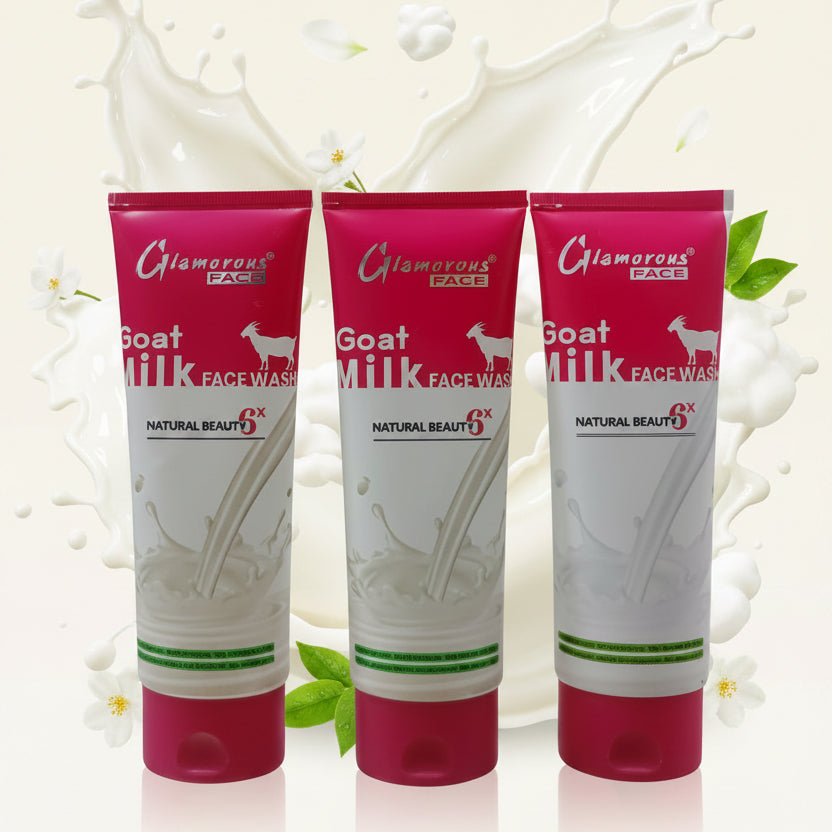 Glamorous face, goat milk face wash