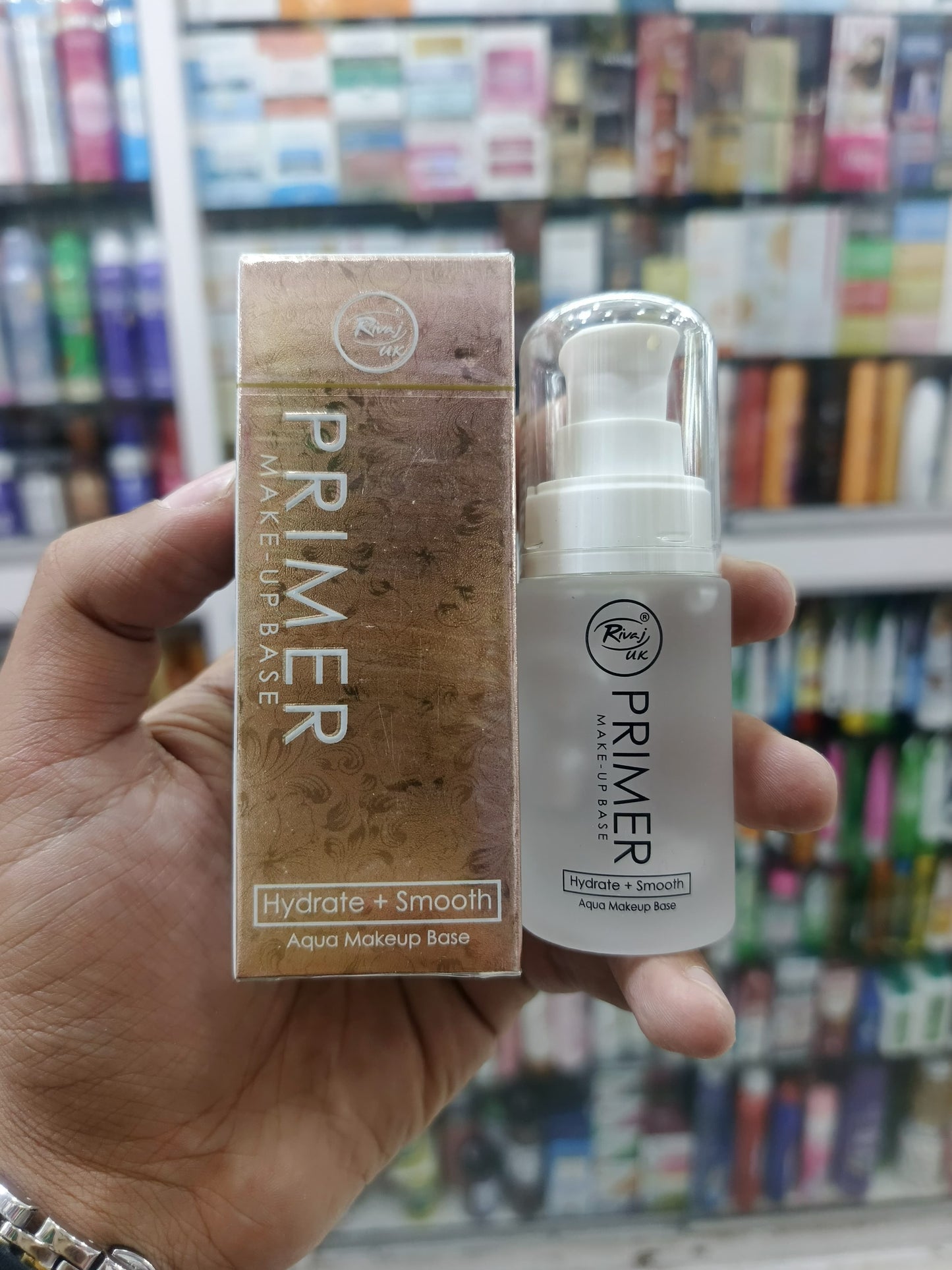 Rivaj, hydrate and smooth makeup primer