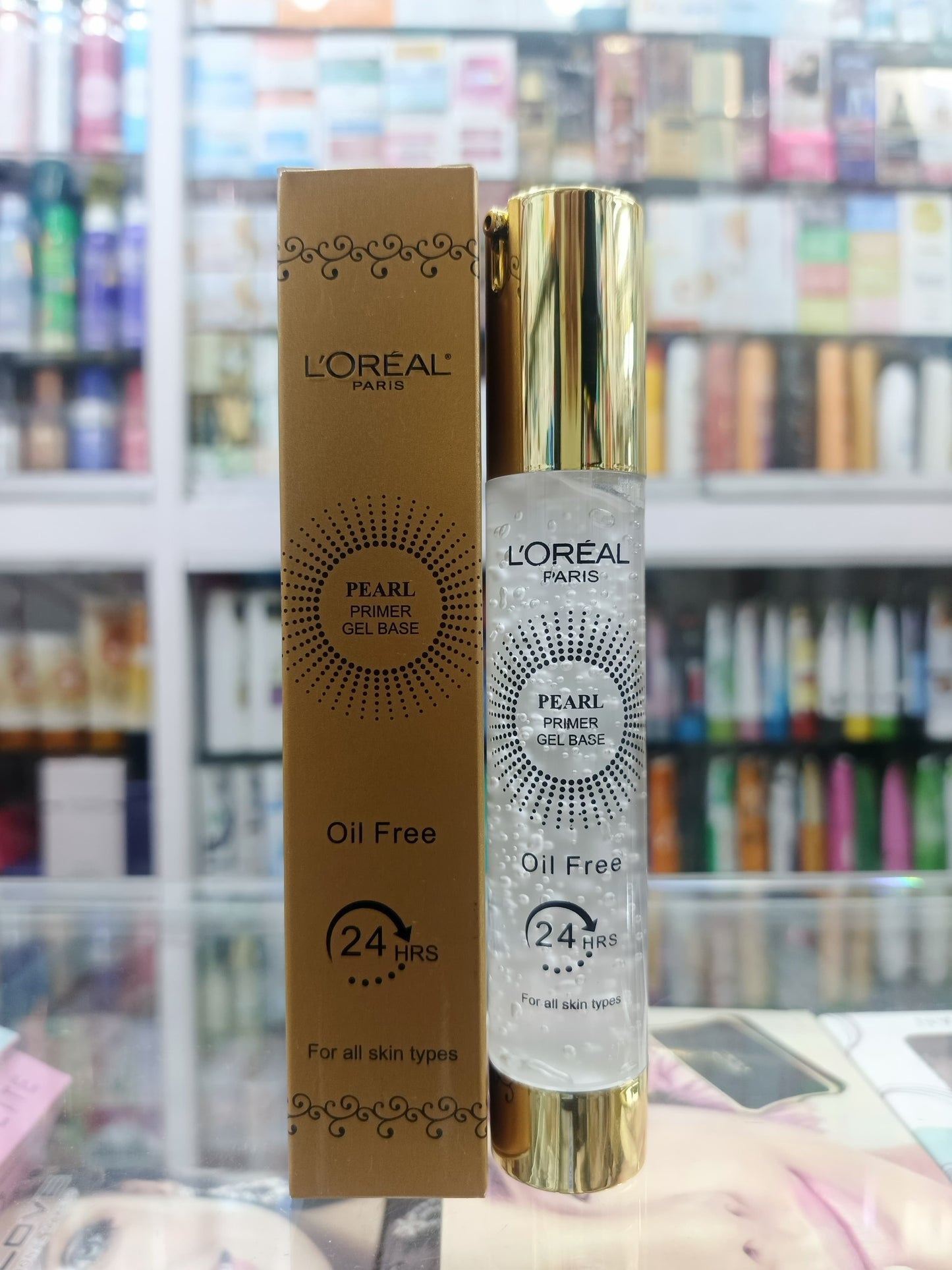 Loreal, oil free 24h lasting makeup primer