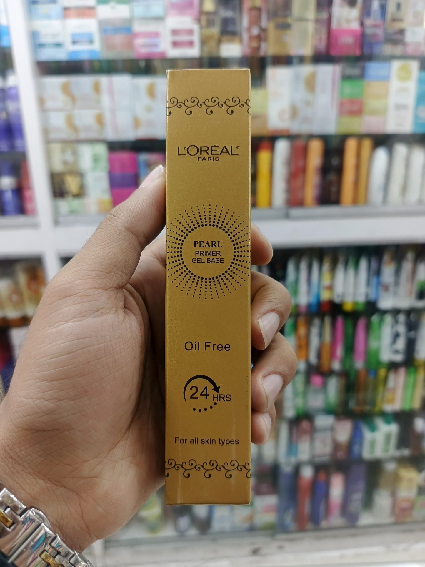 Loreal, oil free 24h lasting makeup primer