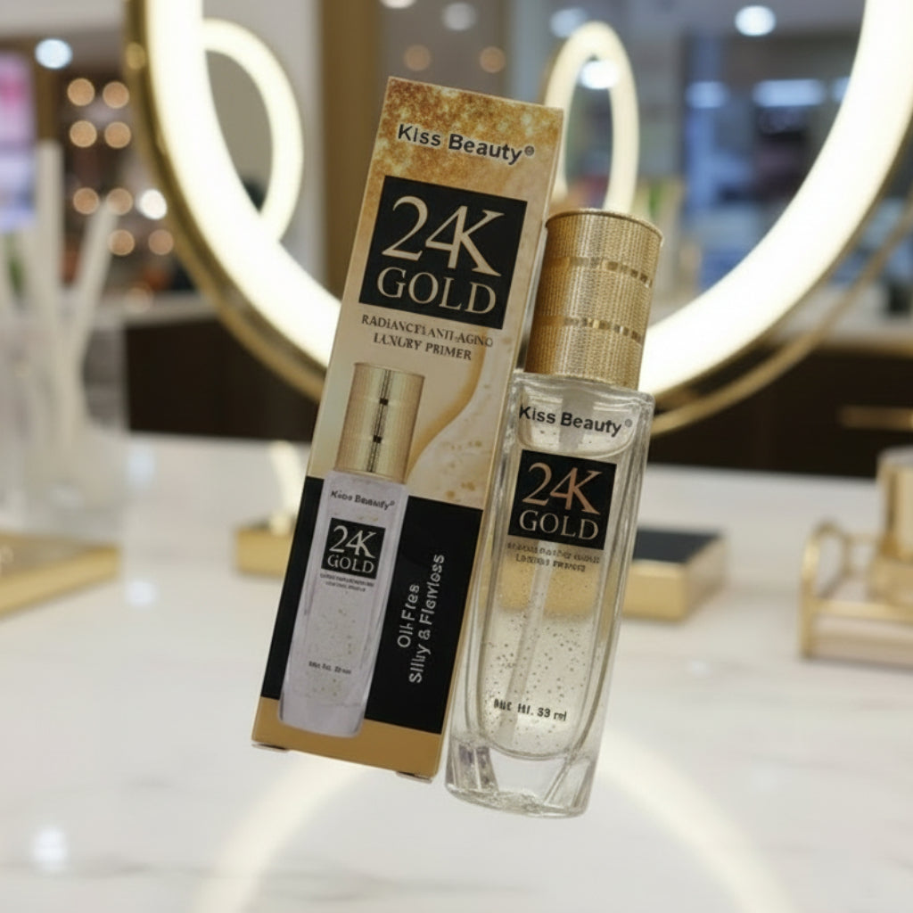 Kiss beauty, 24k gold makeup primer