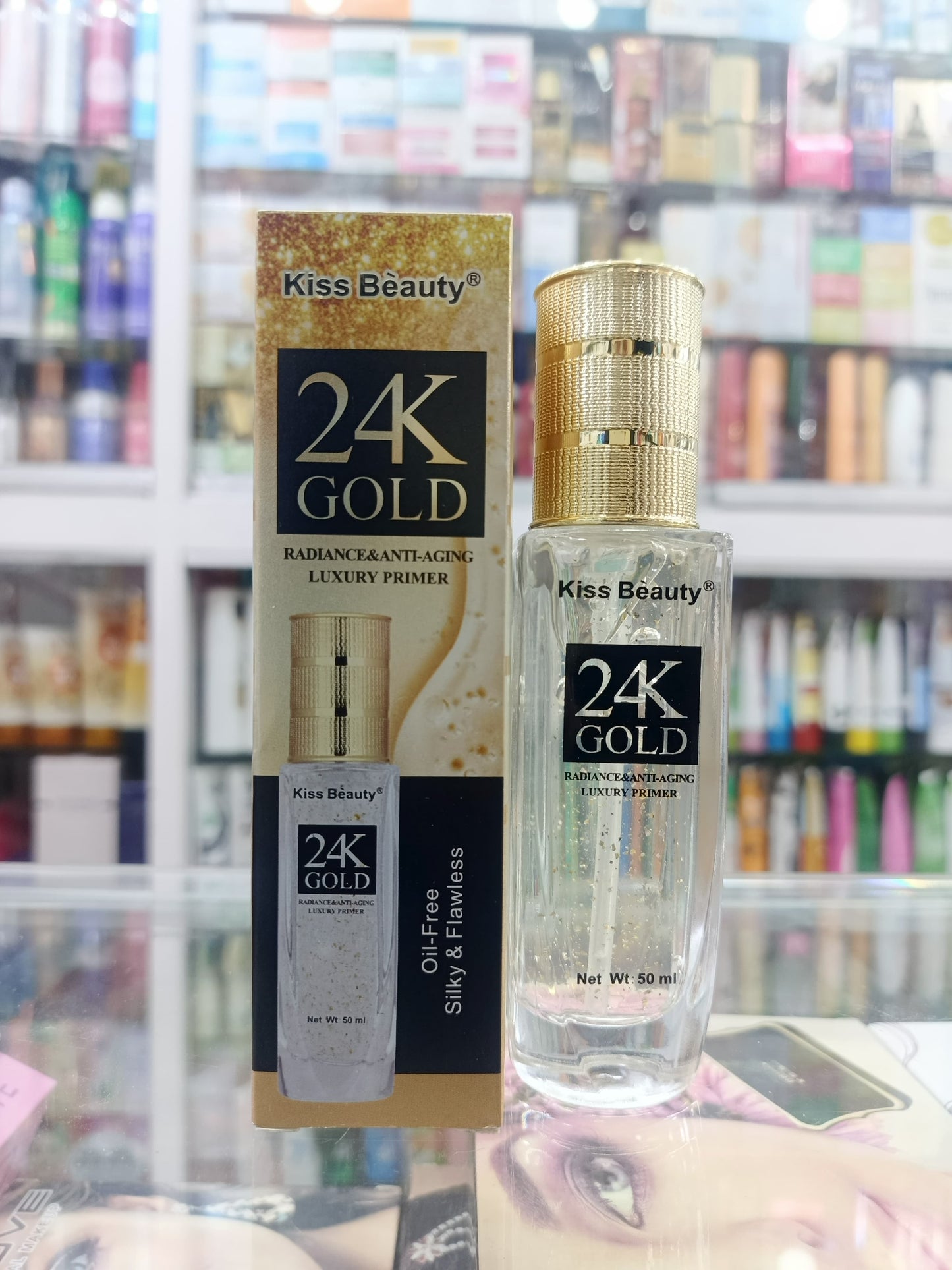 Kiss beauty, 24k gold makeup primer