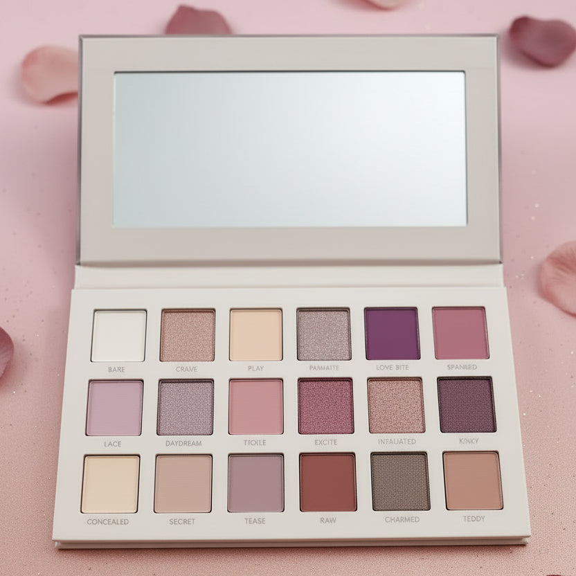 Miss rose, Nude 18 color eyeshadow palette