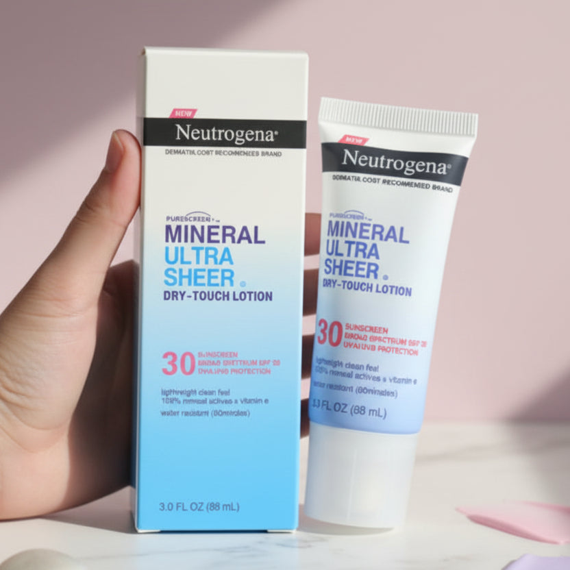 Neutrogena, minral ultr-sheer dry touch lotion SPF-30
