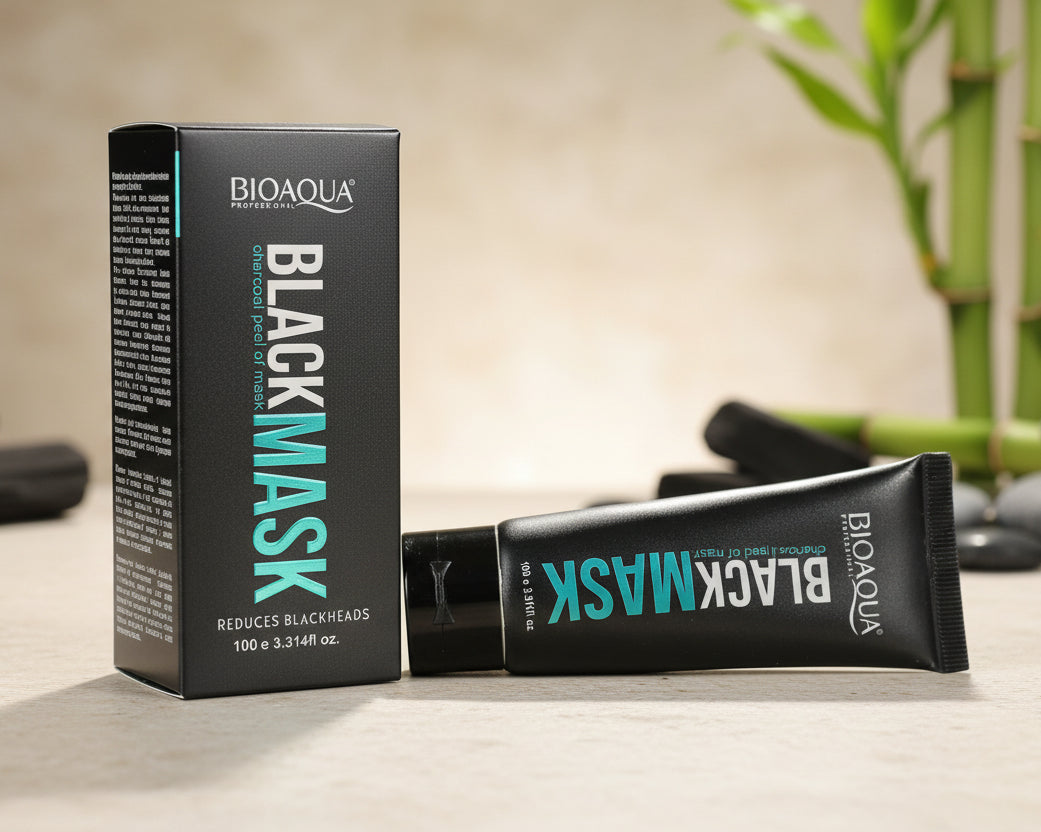 Bioaqua, black mask, Charcoal, 100gm