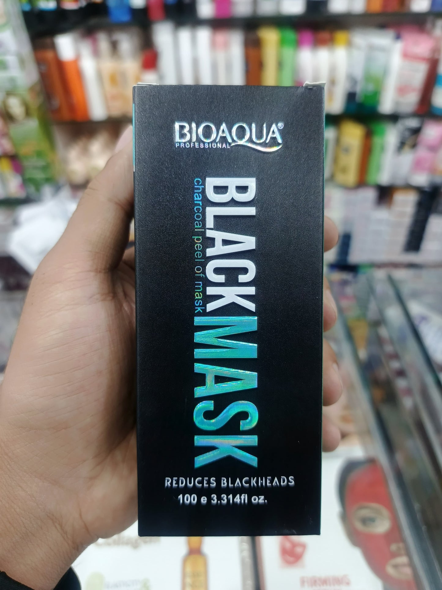 Bio aqua, black mask, Charcoal, 100gm