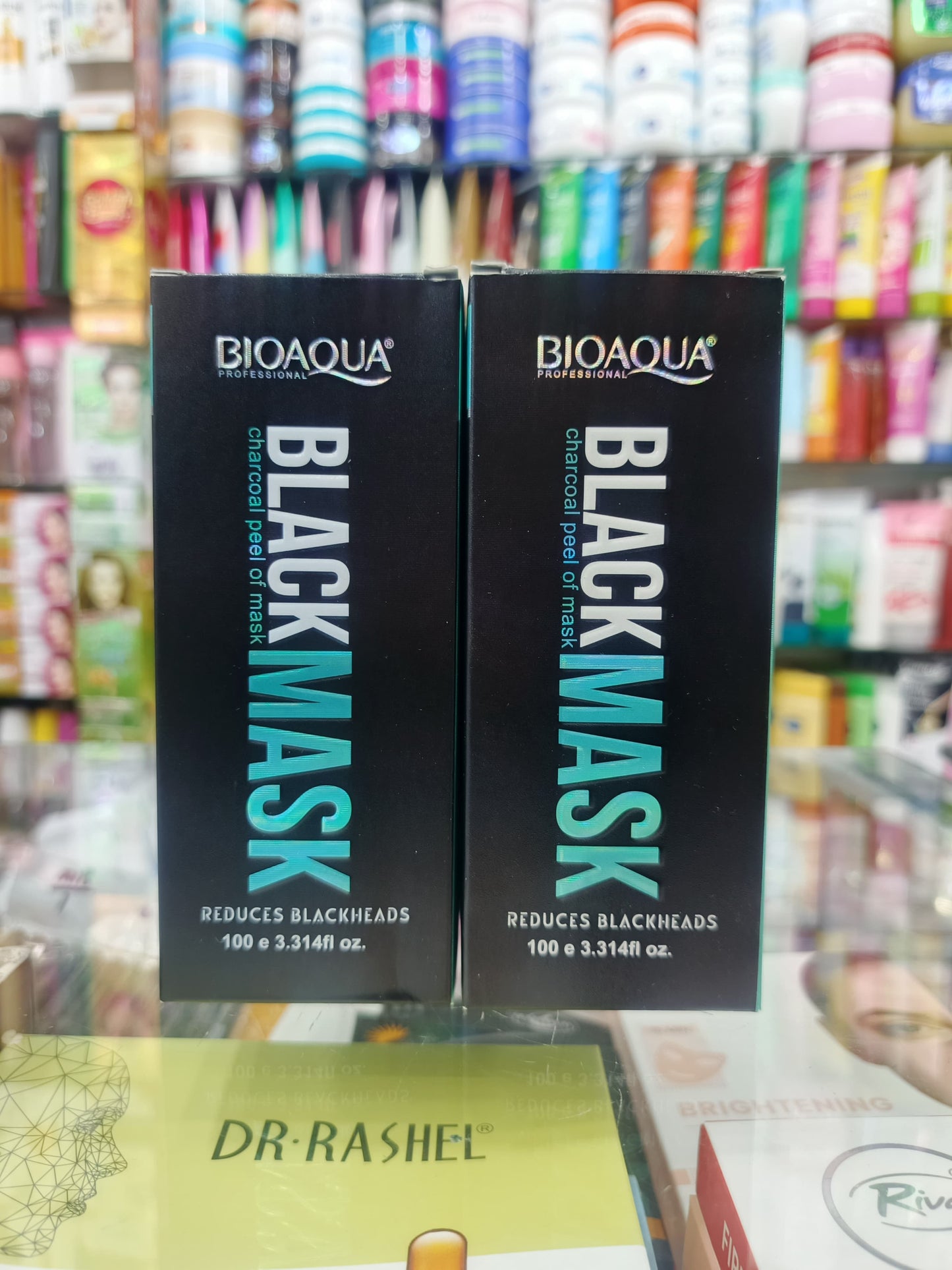 Bio aqua, black mask, Charcoal, 100gm