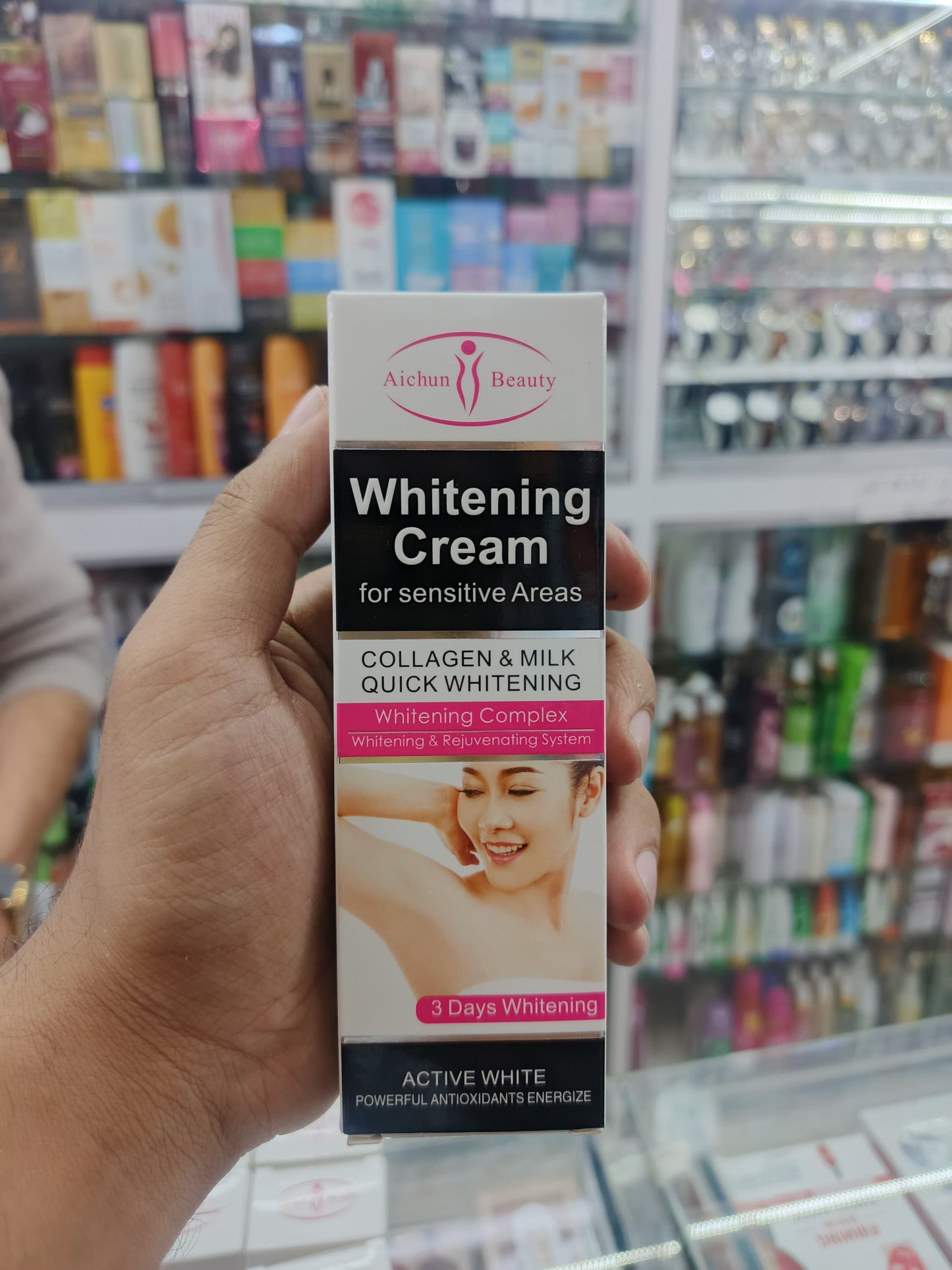 Aichun-beauty, Whitening cream for sensitive areas