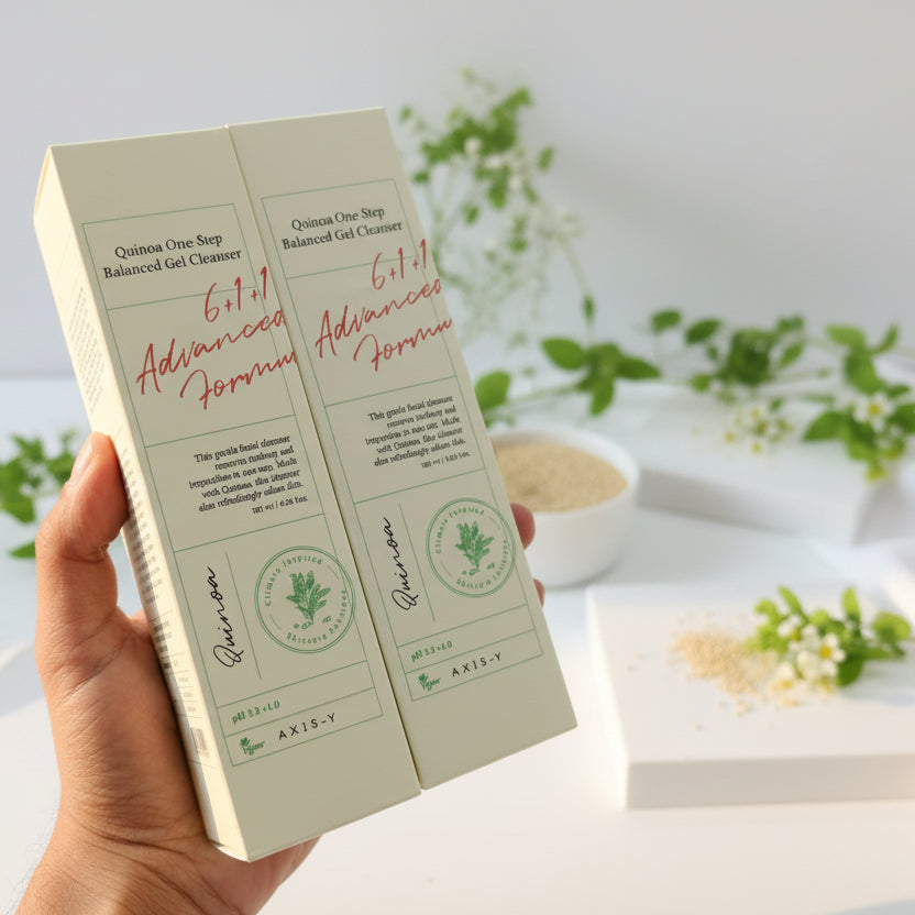 🌾 Axis-Y Quinoa One Step Balanced Gel Cleanser – 180ml