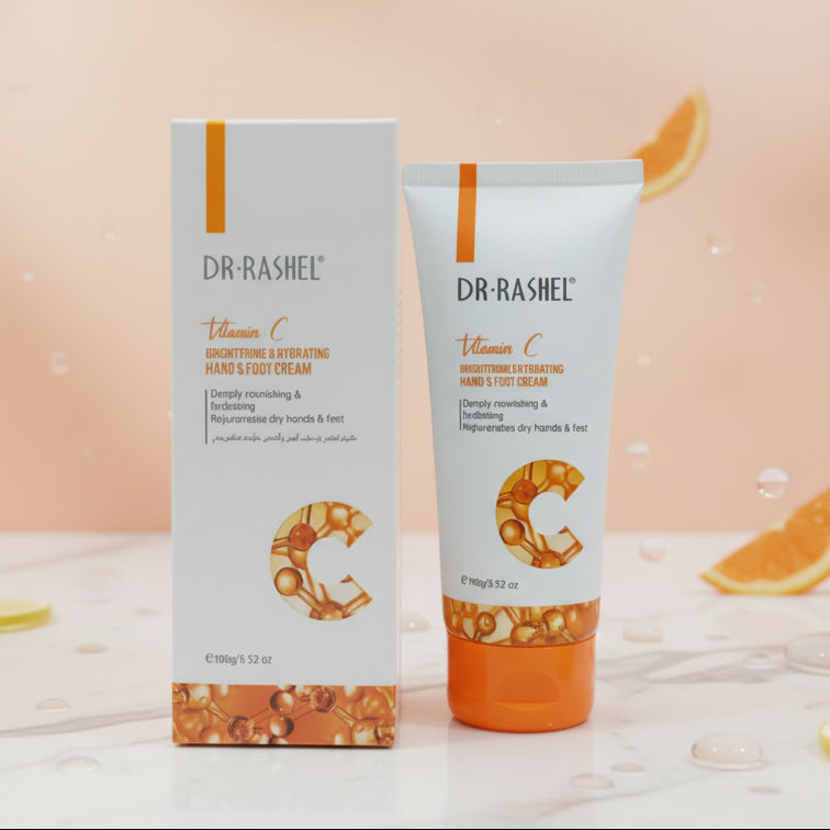 Dr-rashel, VitaminC, Brightening & hydrating hand & foot cream, 100gm