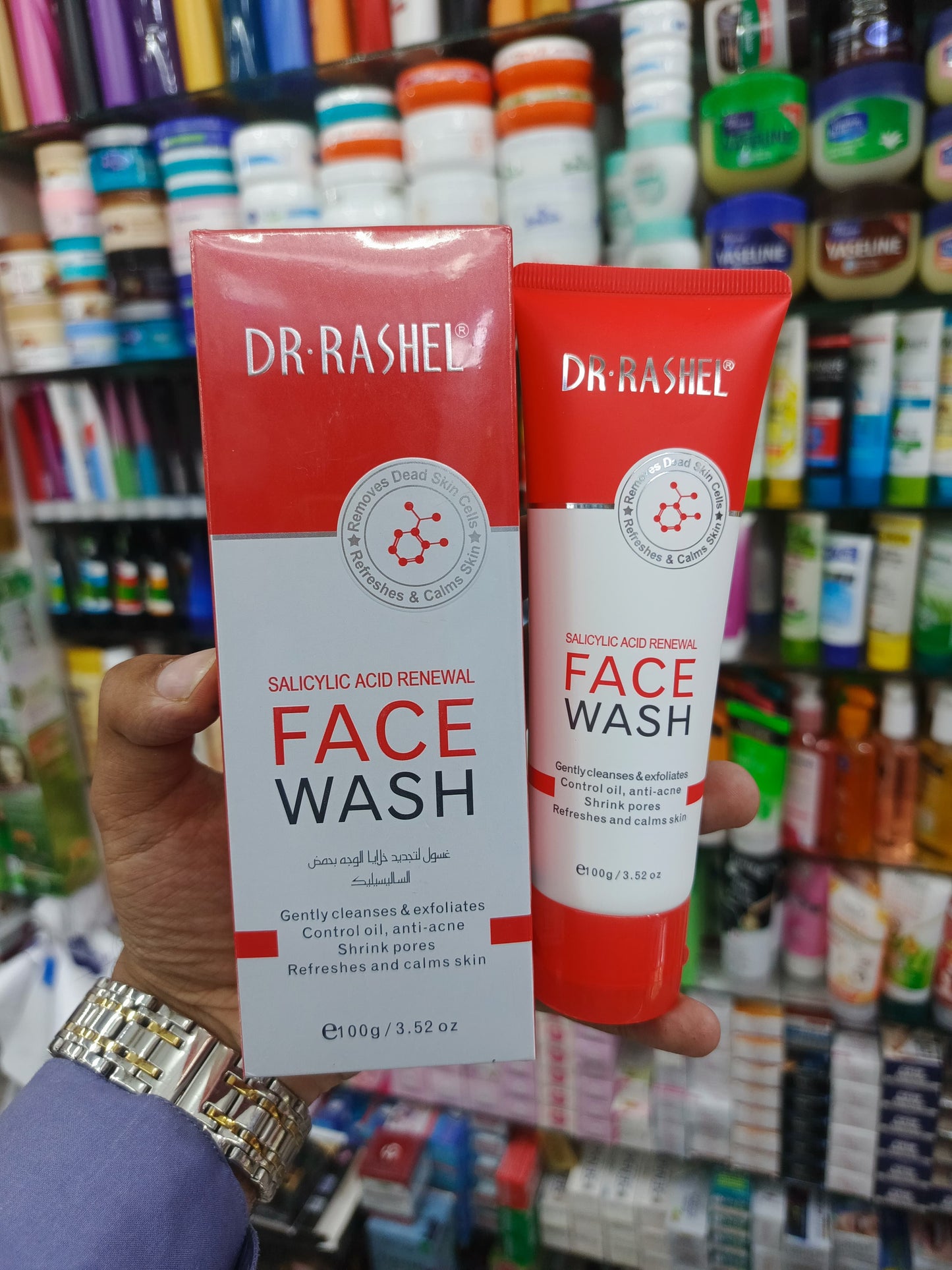 Dr-rashel, Salicylic acid renewal face wash, 100gm