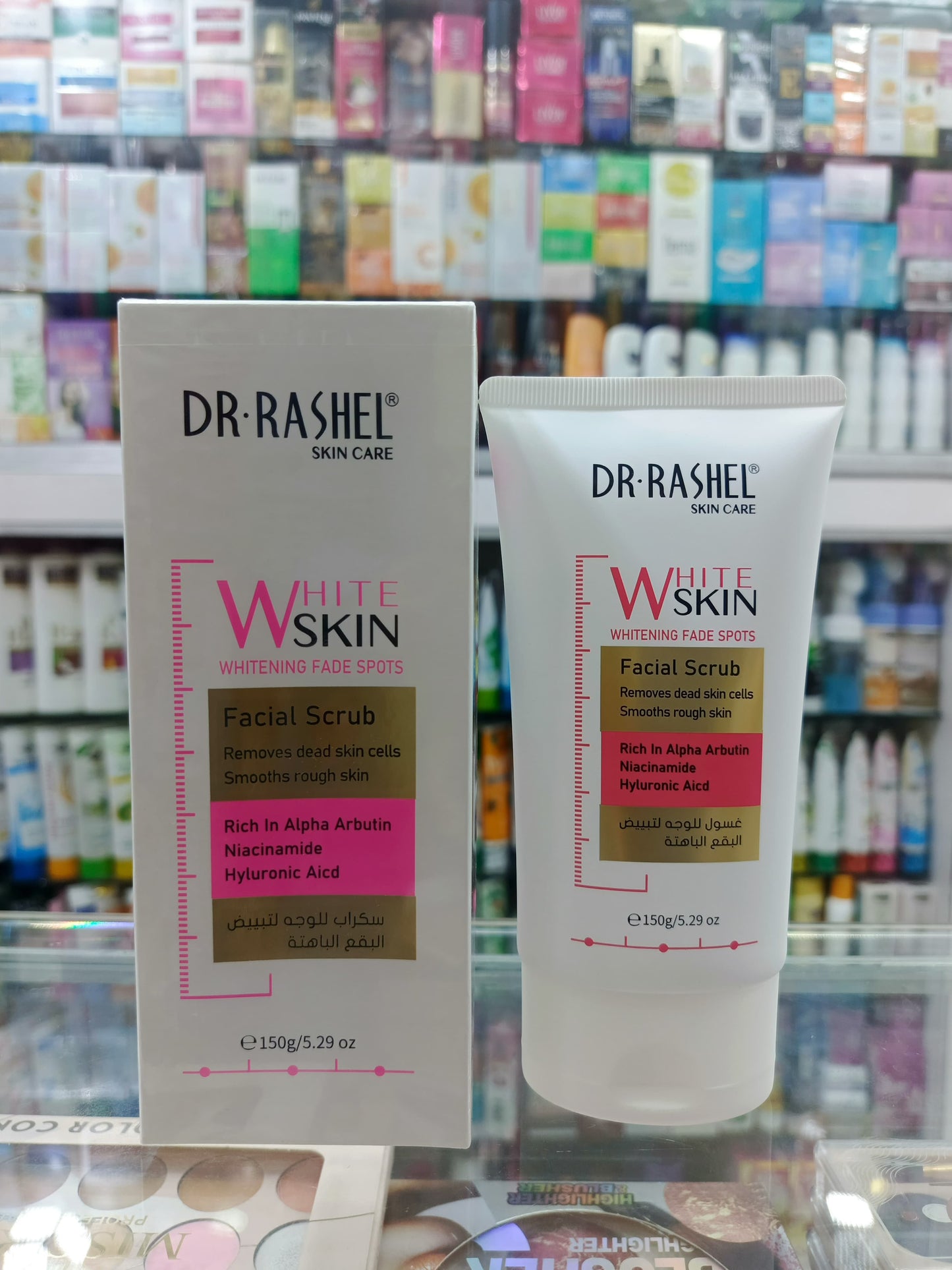 Dr-rashel, White skin , whitening fade spots, Facial scrub 150gm