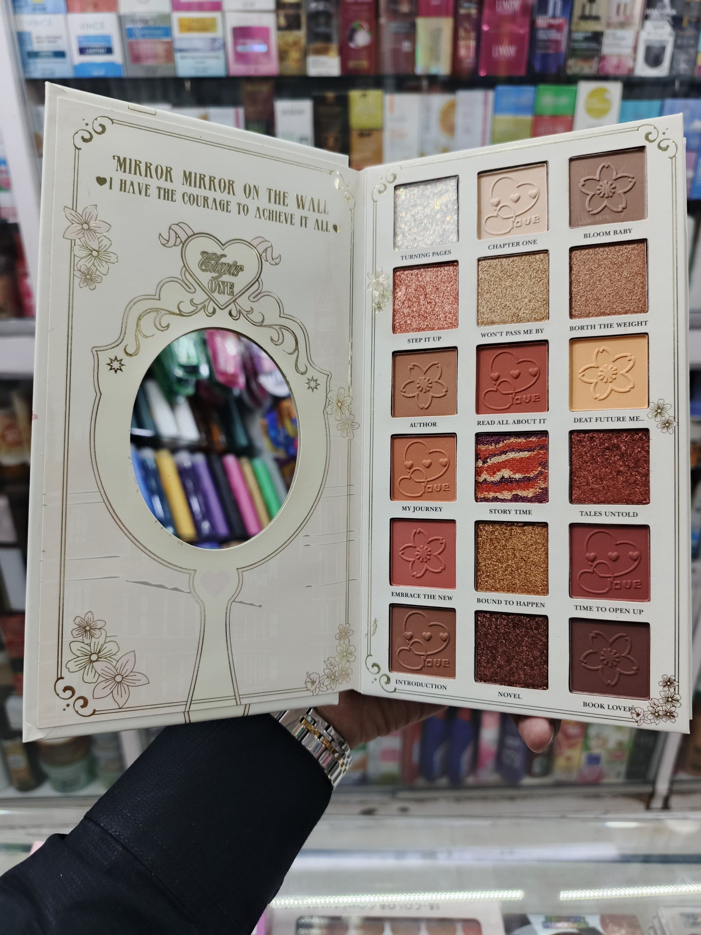 Colorful rainbow, chapter one, Eye & Face 4 pages colour pallette