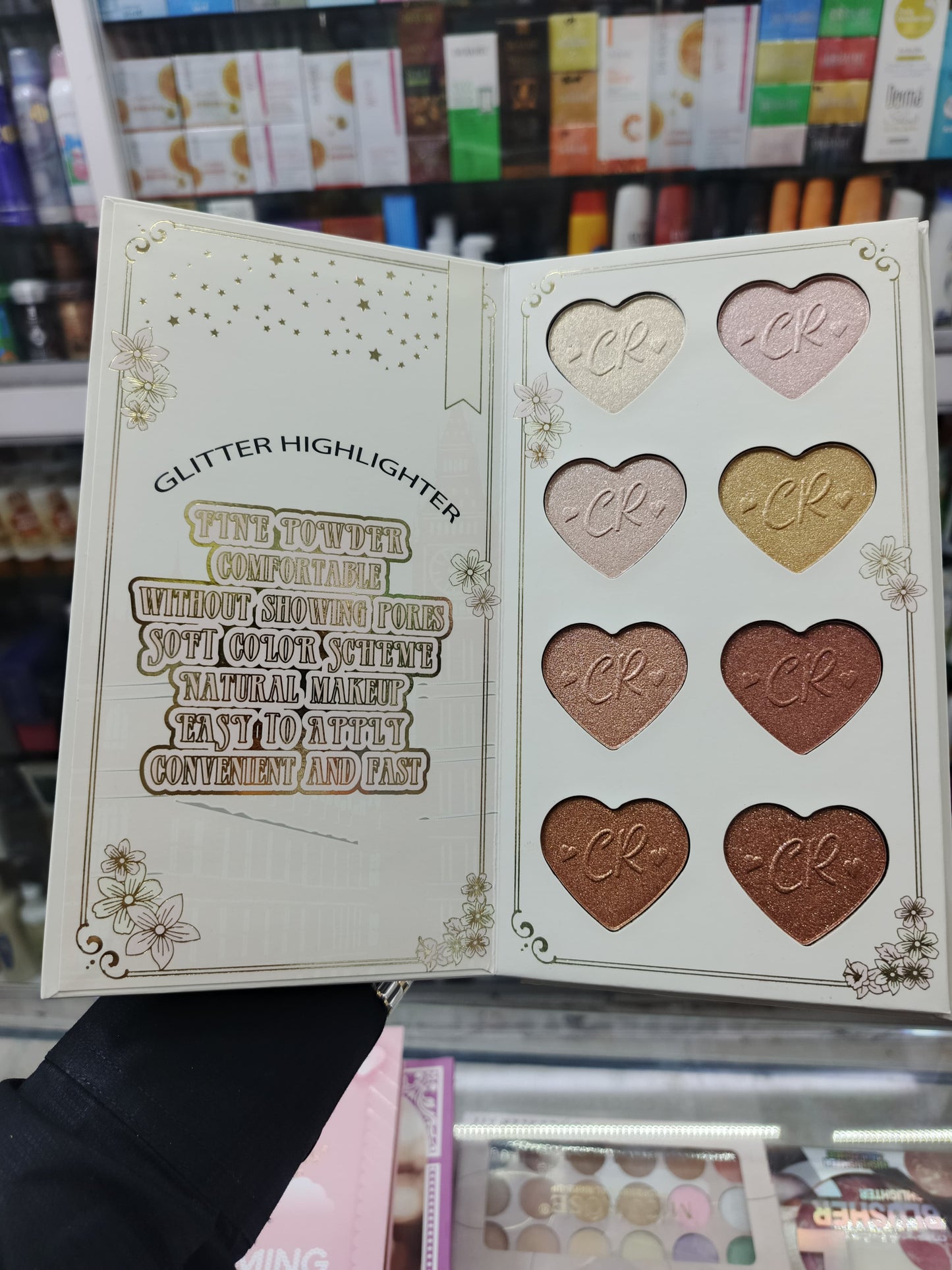 Colorful rainbow, chapter one, Eye & Face 4 pages colour pallette