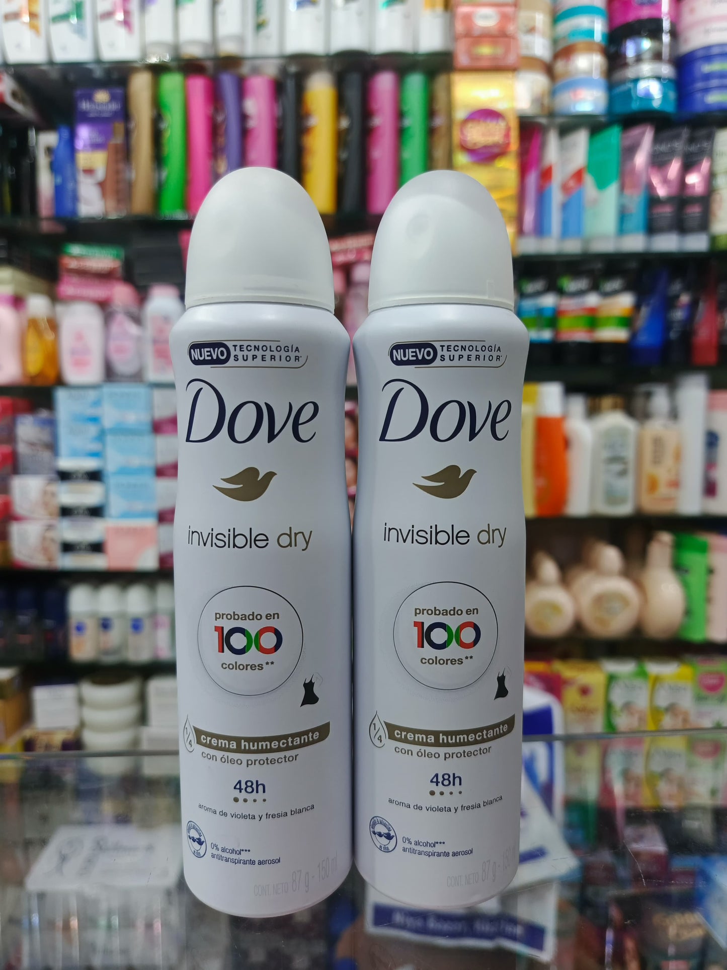 Dove, Invisible dry 100 colorrs, deodrant body spray, 150ml