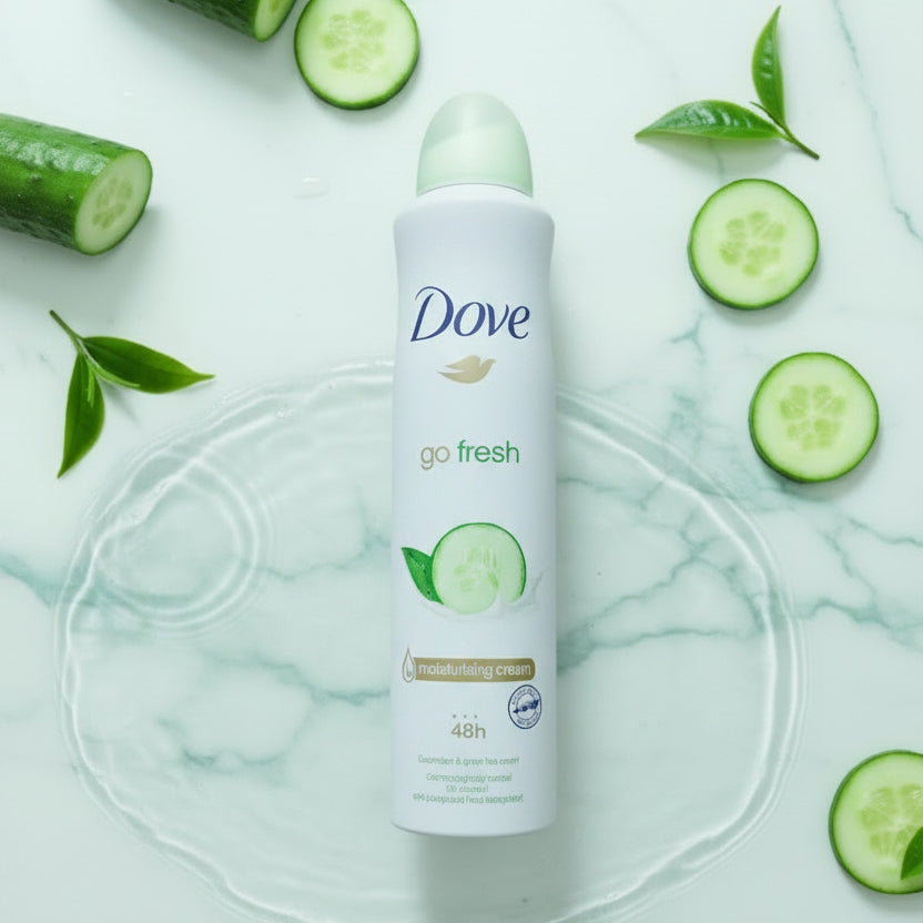 Dove, Go fresh cucumber deodrant body spray, 250ml