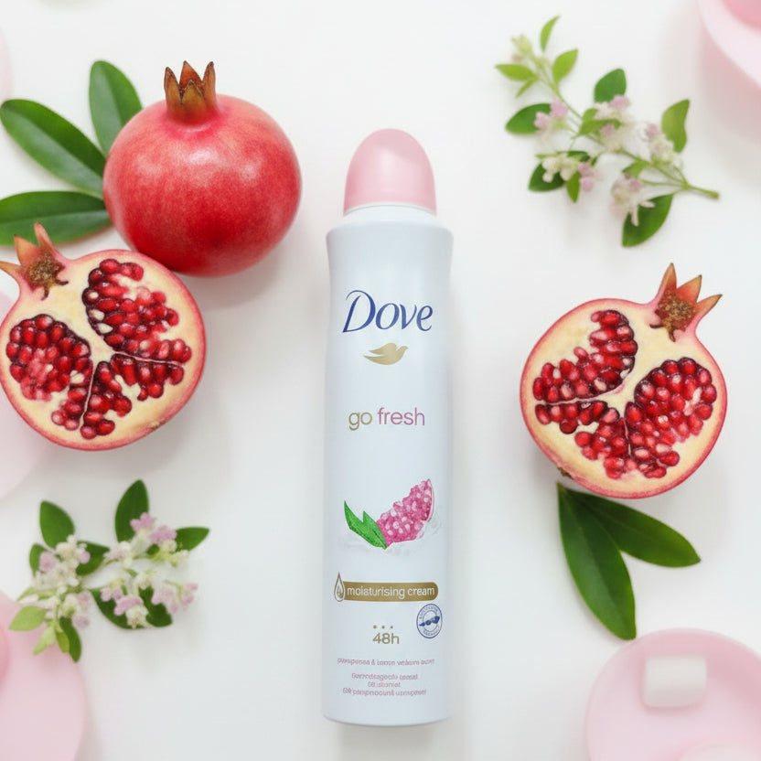 Dove, Go fresh, Pomegranate deodrant body spray, 250ml