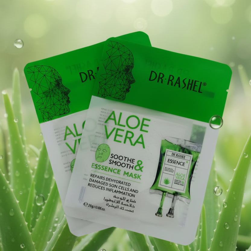 Dr-rashel, Aloevera sooth & smooth essence sheet mask, 25gm