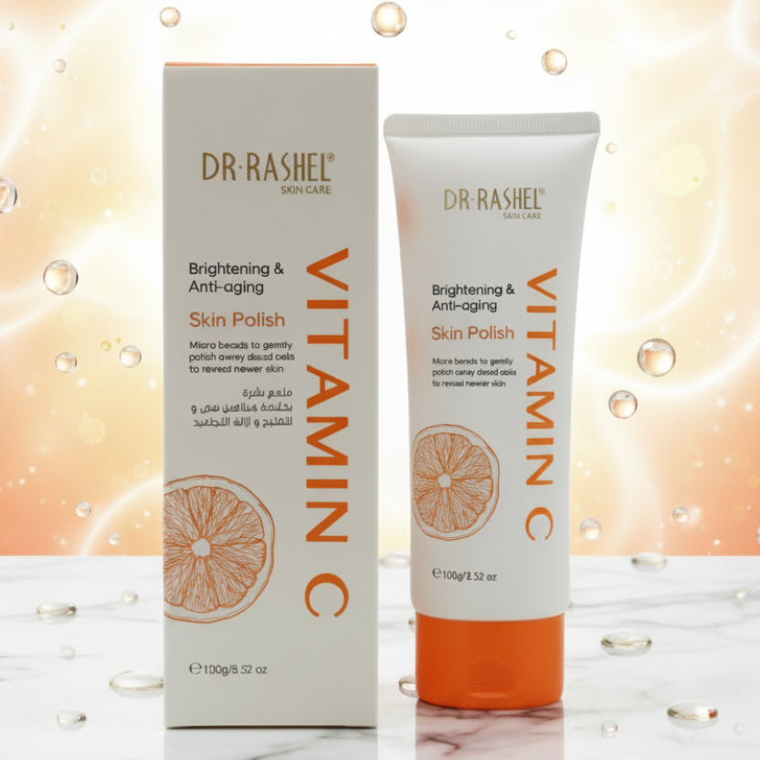 Dr-rashel, Vitamin C, brightening & anti-aging SKIN POLISH, 100gm
