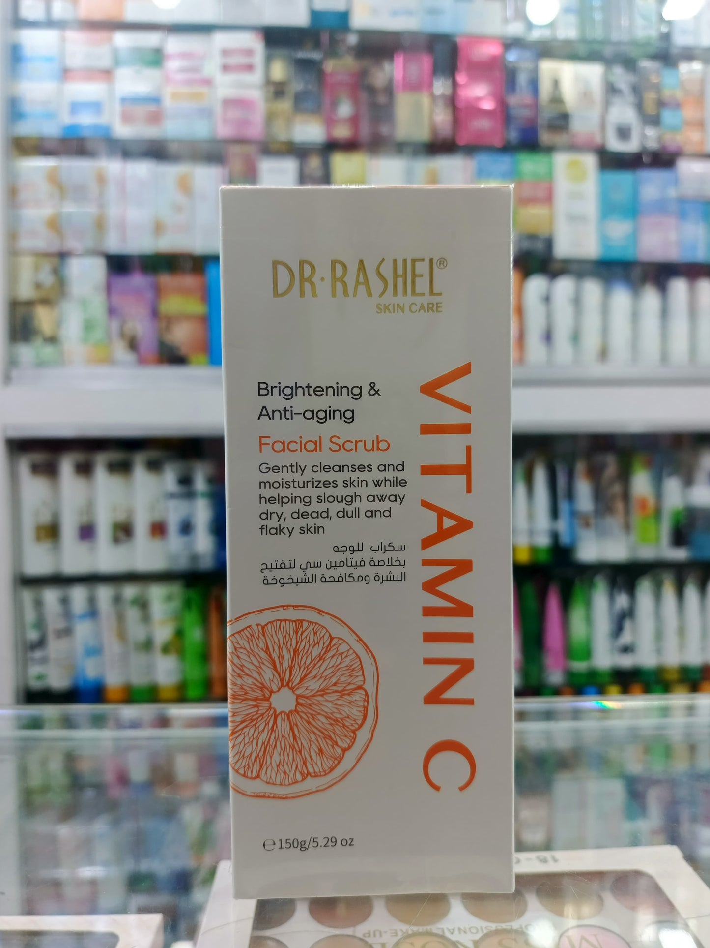 Dr-rashel, Vitamin C, brightening & anti-aging FACIAL SCRUB, 150gm