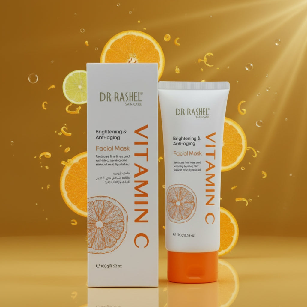 Dr-rashel, Vitamin C, brightening & anti-aging FACIAL MASK, 100gm