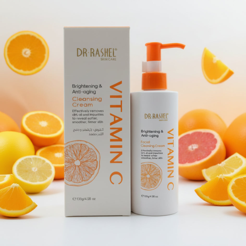 Dr-rashel, Vitamin C, brightening & anti-aging CLEANSING CREAM, 130gm