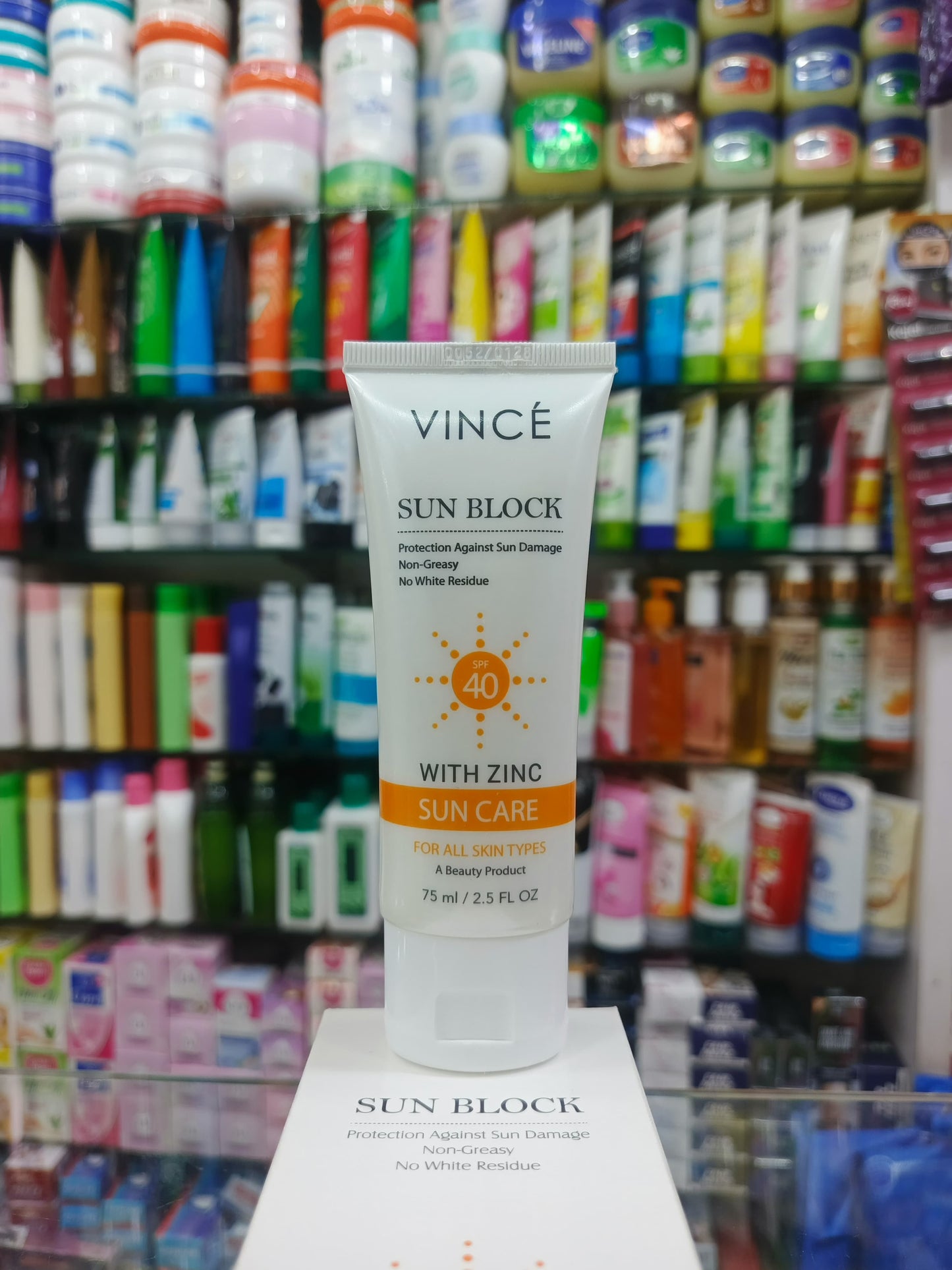 Vince, sunblock with zinc, SPF-40, 75ml