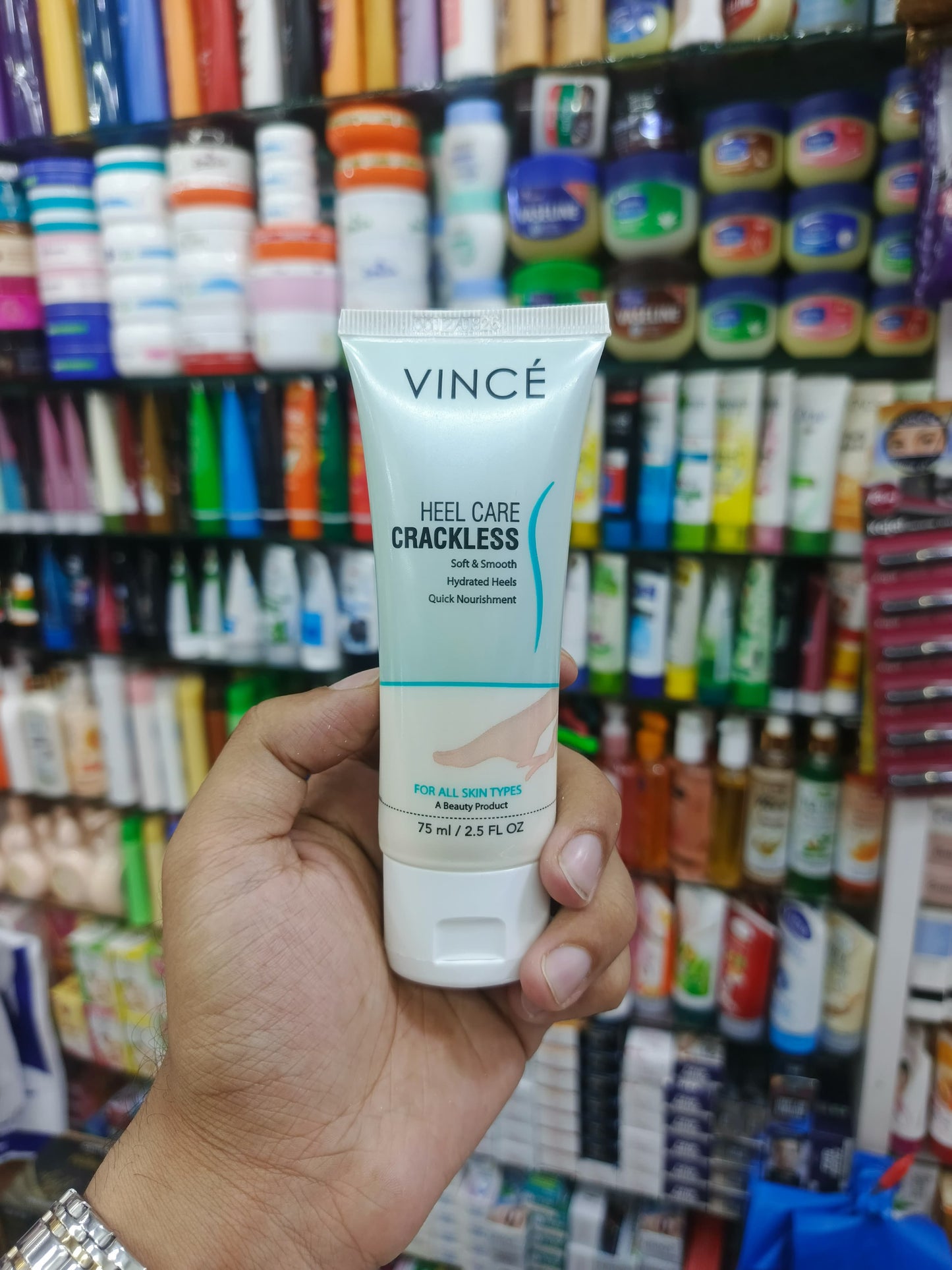 Vince, Heel care crackless, Soft & smooth hydrated heels,For all skin types, 75ml