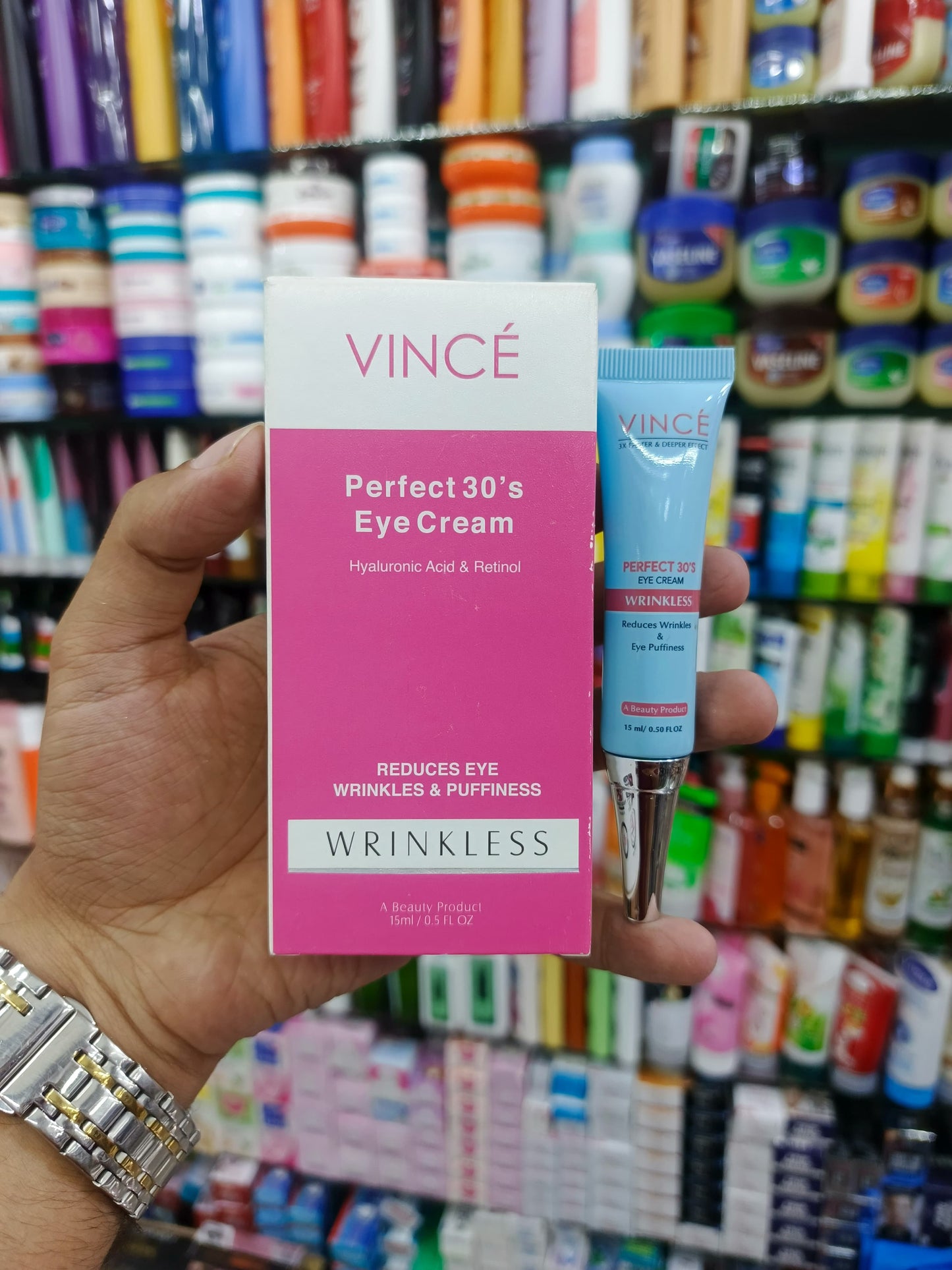 Vince, Perfect 30s, eye cream for wrinkles & finlines, 15ml