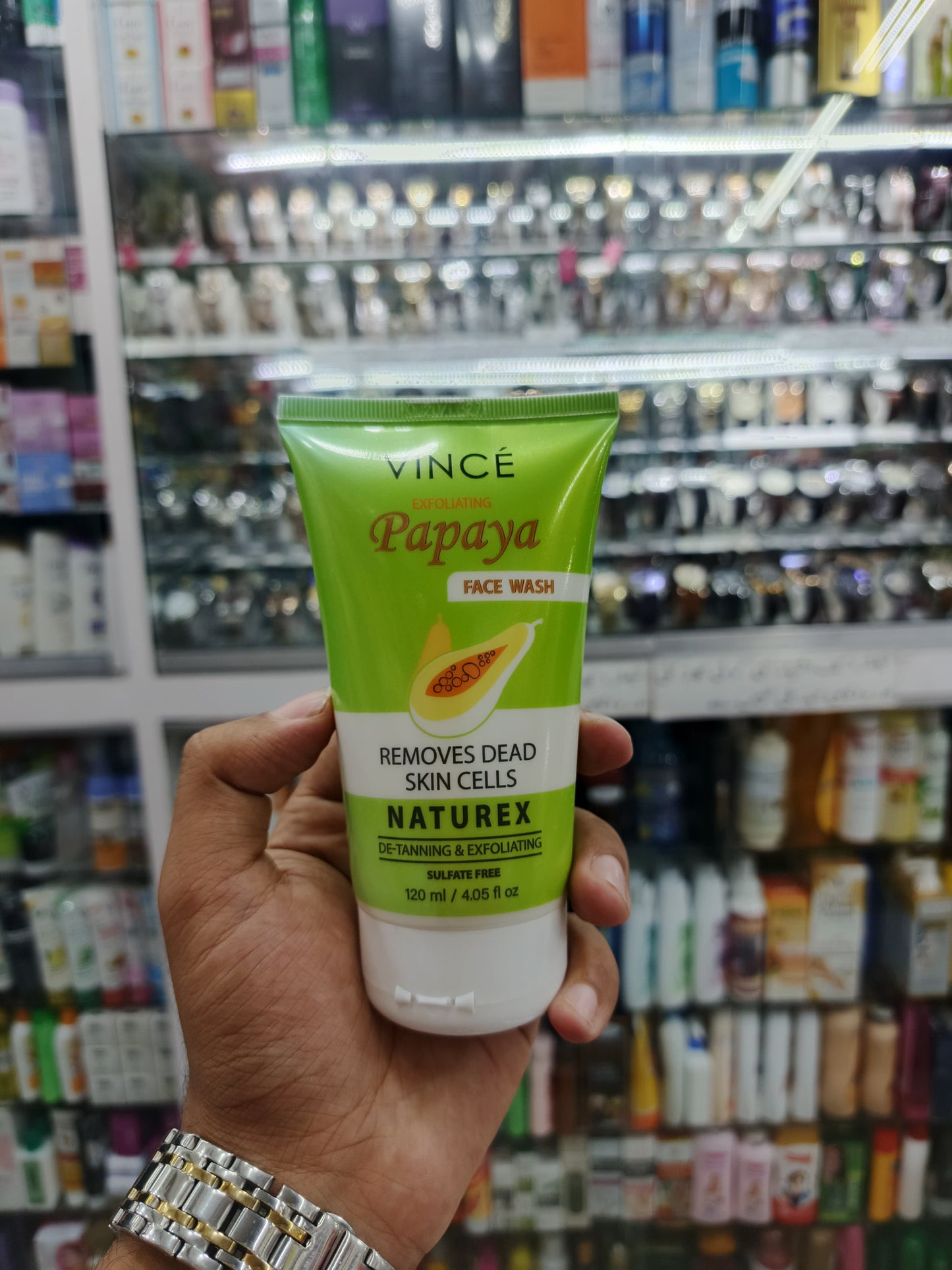 Vince, Papaya face wash, remove dead skin, 120ml