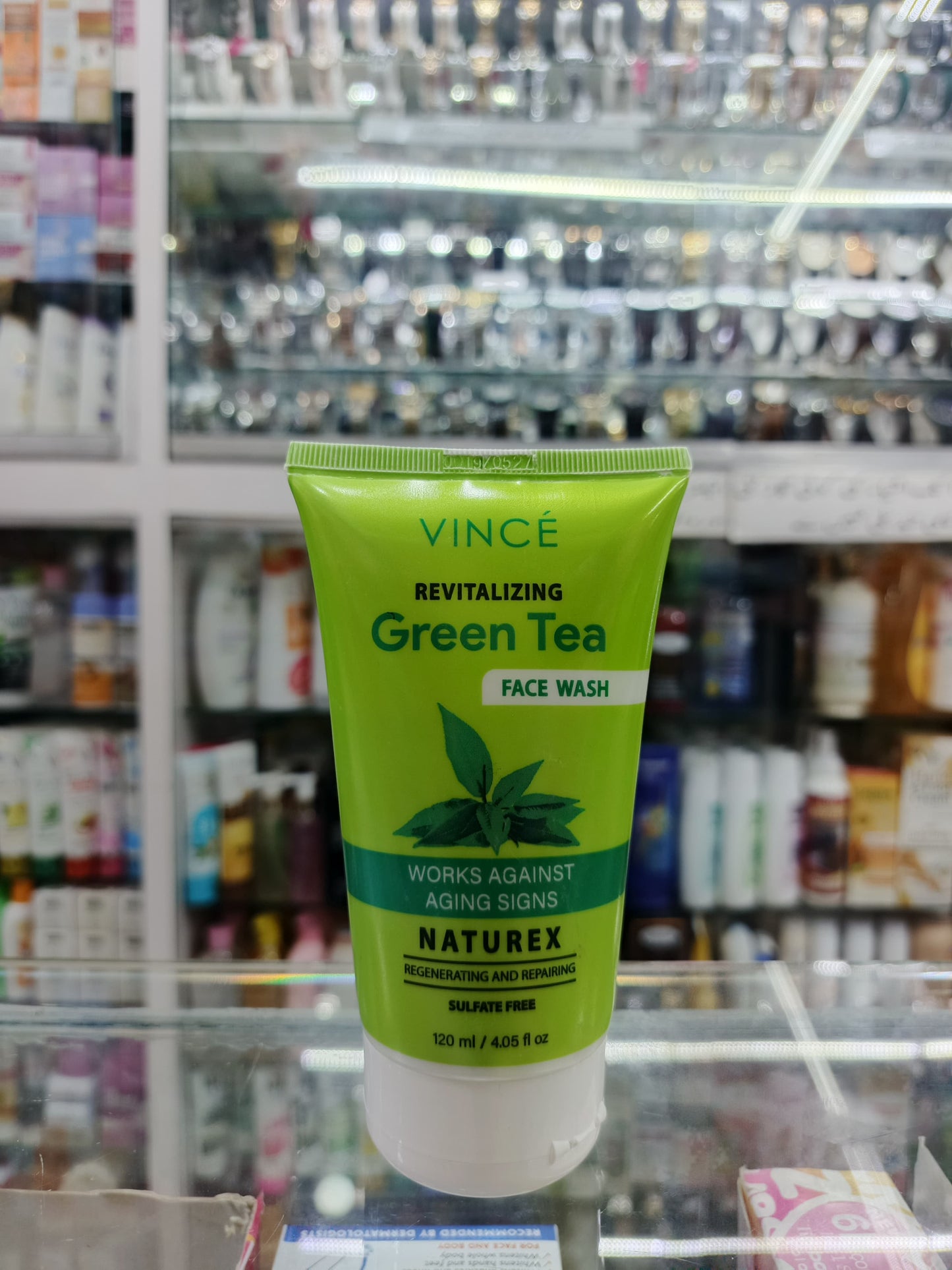 Vince, Green tea face wash, anti aging, 120ml