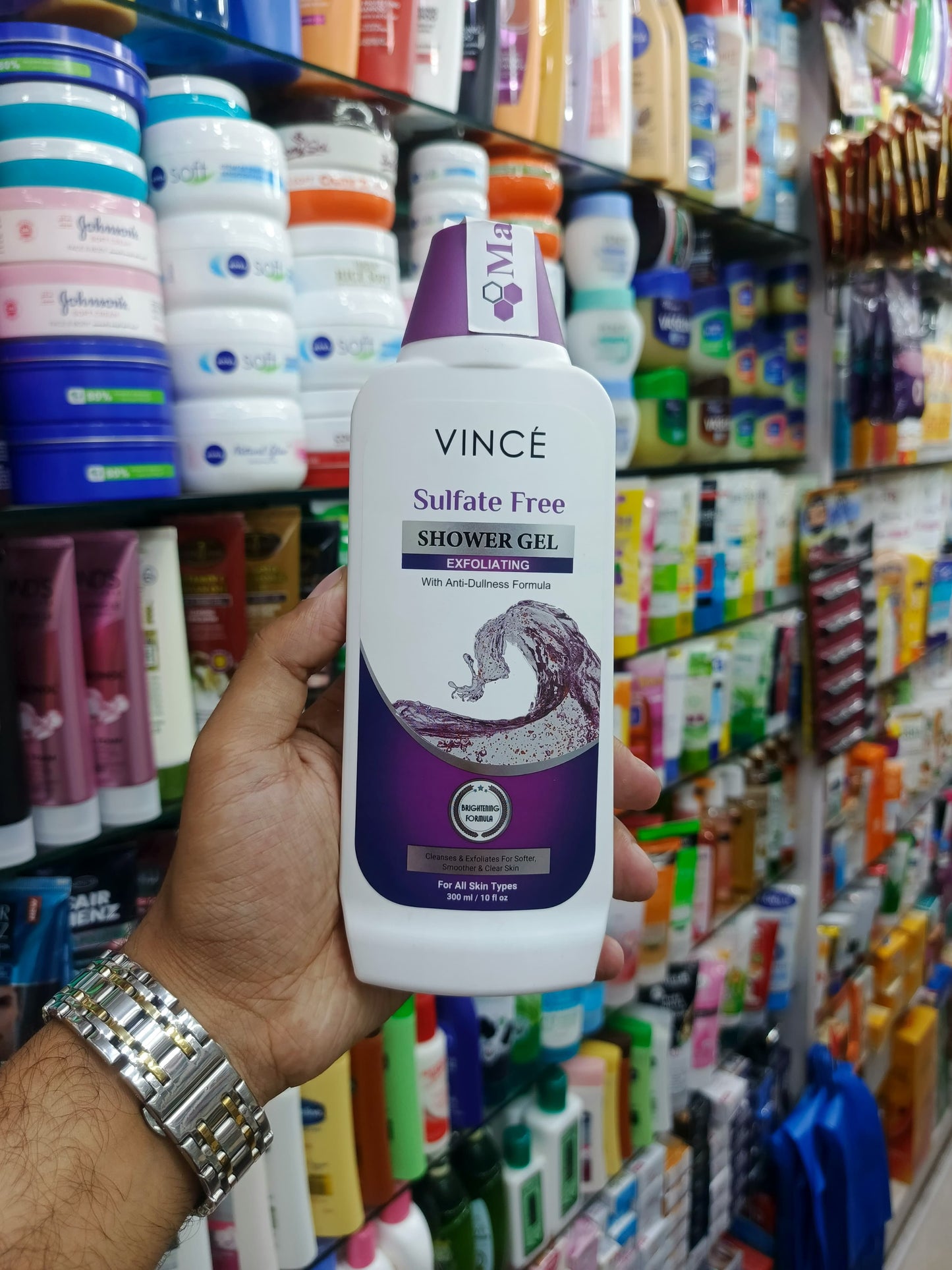 Vince, Exfoliating sulphate free shower gel, 300ml