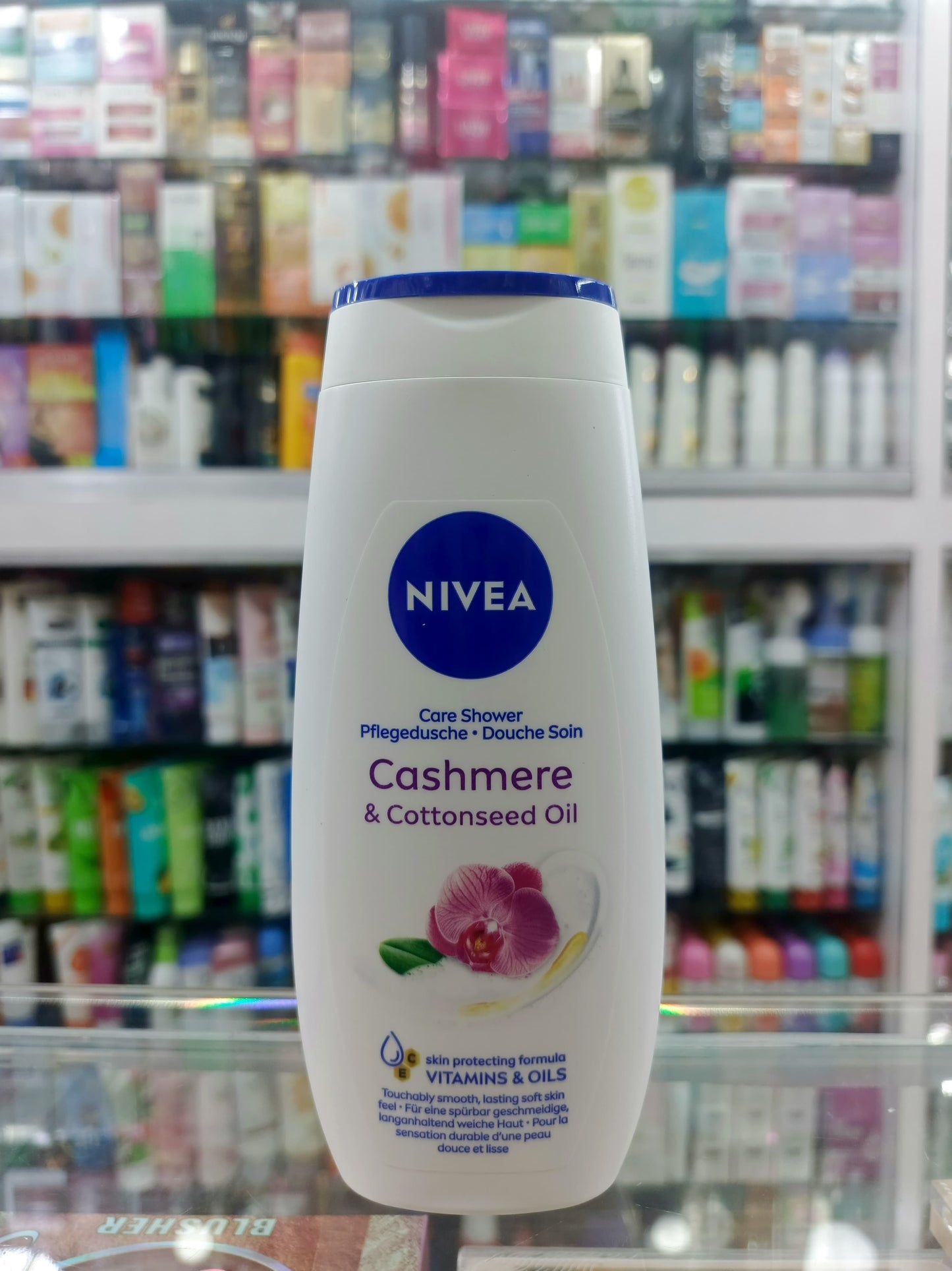 Nivea, Cashmere & cotton seed oil, shower gel , body wash, 250ml