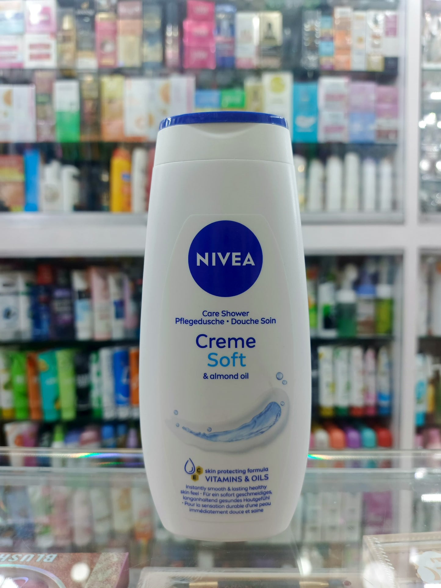 Nivea, Creme soft & almond oil, shower gel, body wash, 250ml