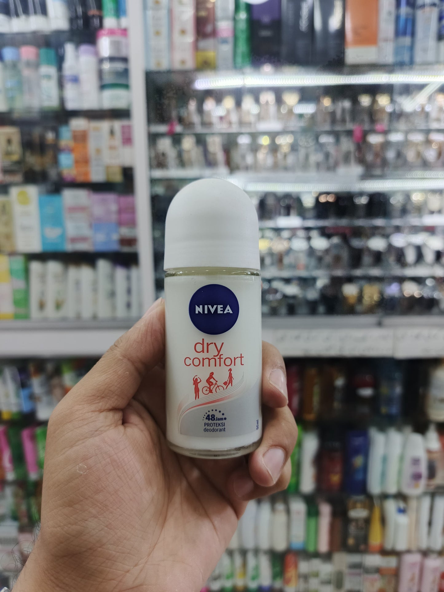 Nivea, Dry comfort red, deodrant, rollon, 50ml
