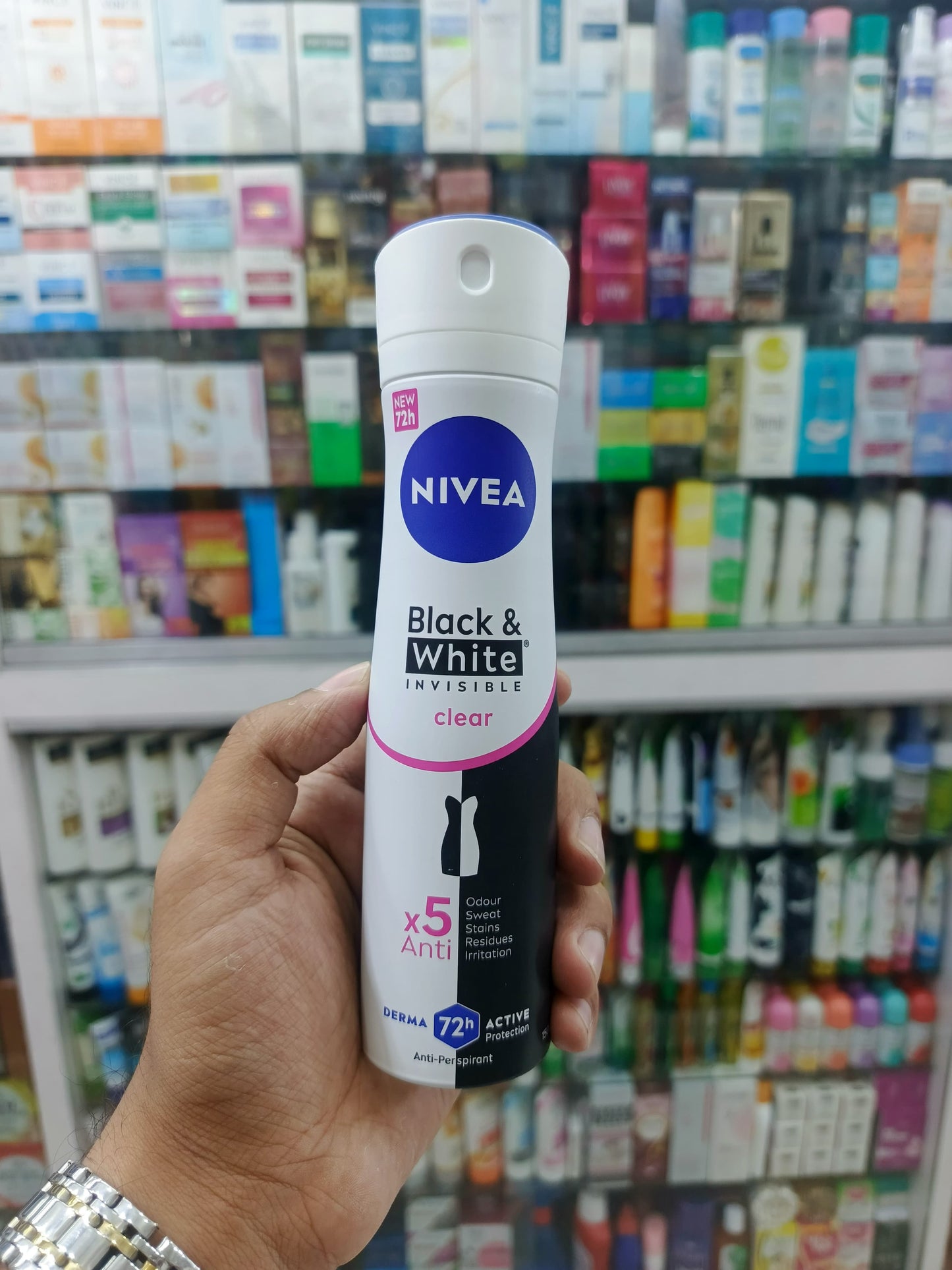 Nivea, Black & white invisible clear, deodrant, body spray, 150ml