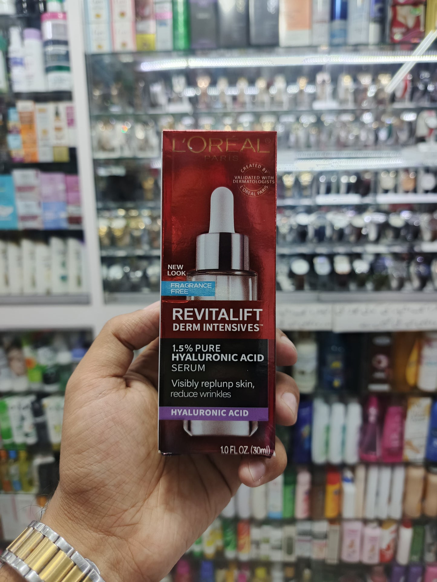 Loreal, Revitalift + Hyaluronic acid face serum, 30ml