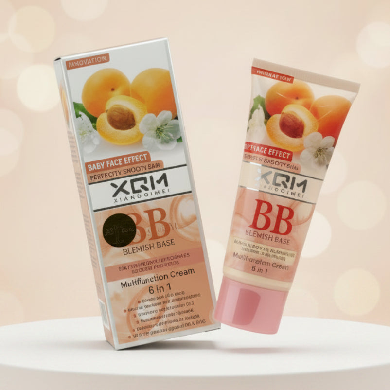 XQM BB Cream Blemish Base Multifunction 6 in 1 Apricot