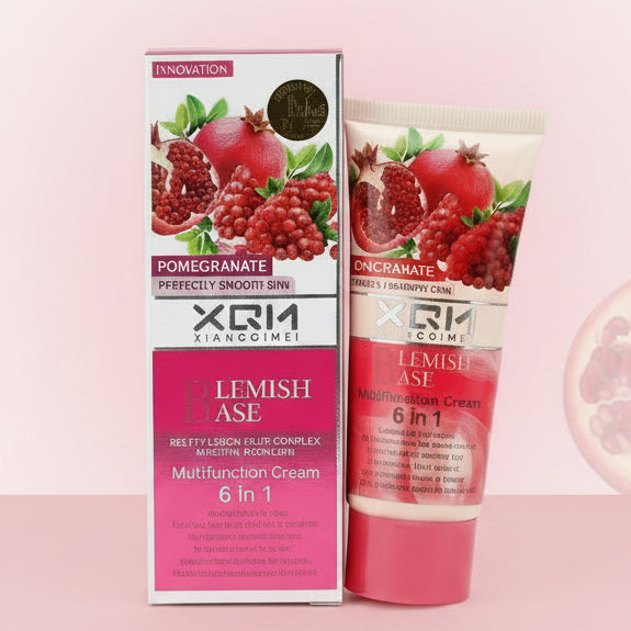 XQM BB Cream Blemish Base Multifunction 6 in 1 Pomegranate